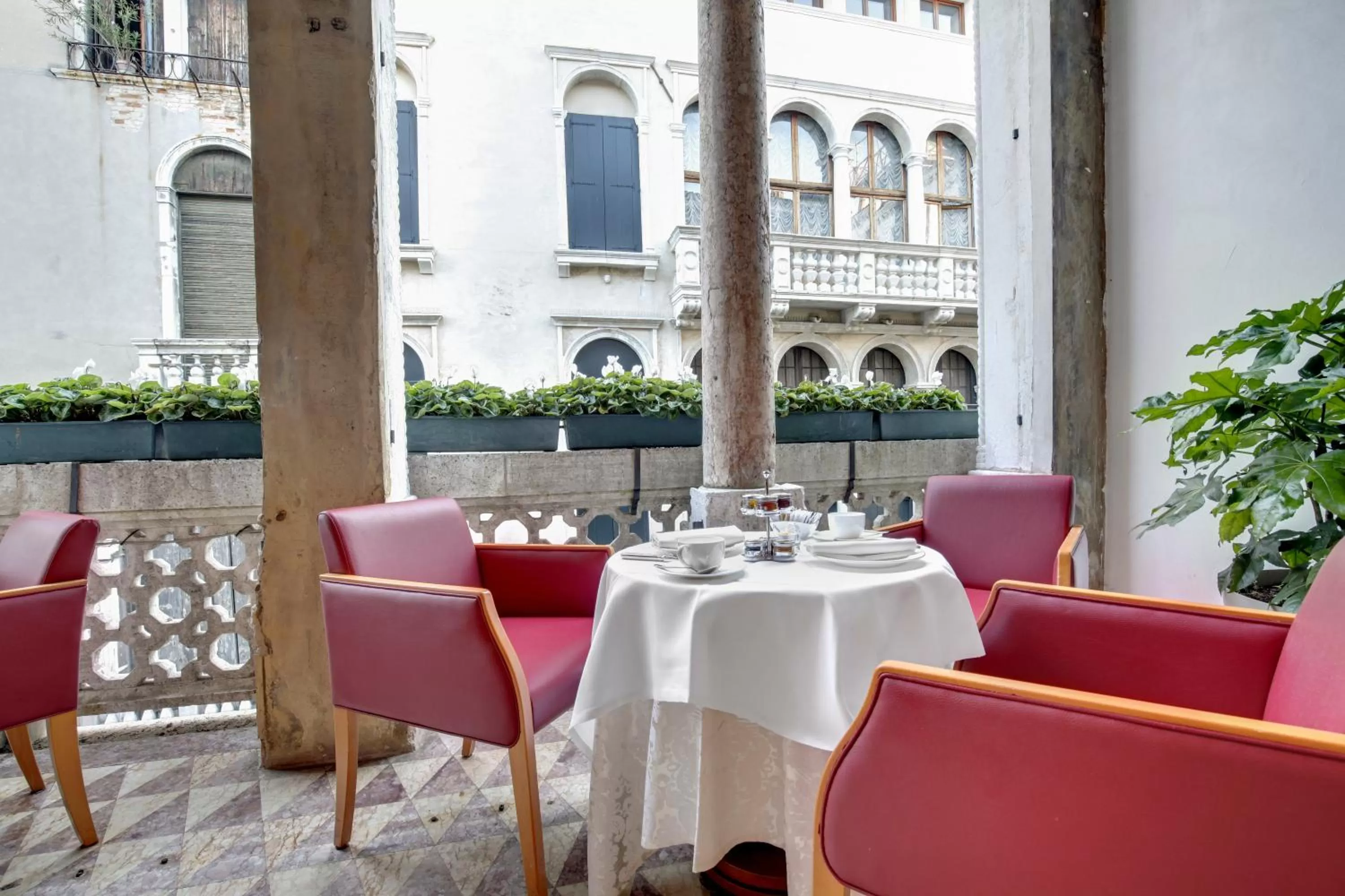 Balcony/Terrace in Hotel Donà Palace