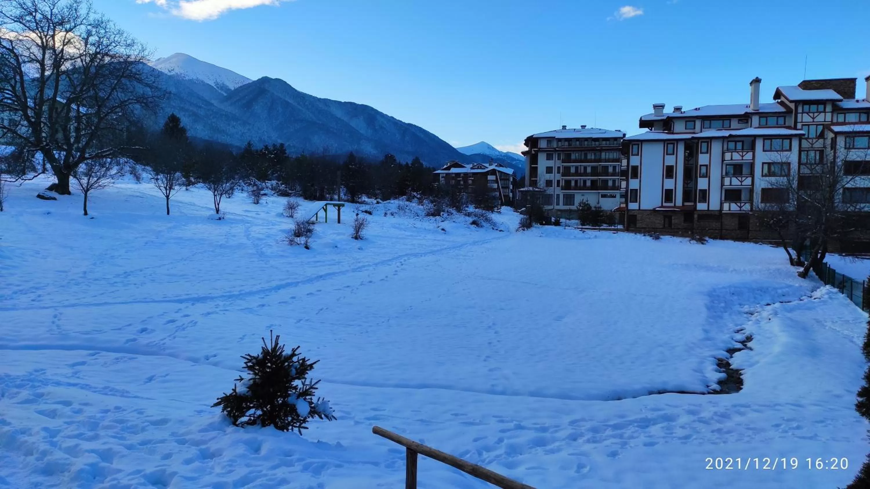Property building, Winter in Studio D06, Green Life Bansko