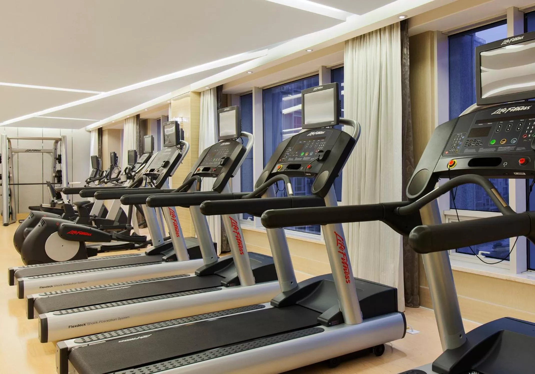 Fitness centre/facilities in Crowne Plaza Nanjing Jiangning by IHG