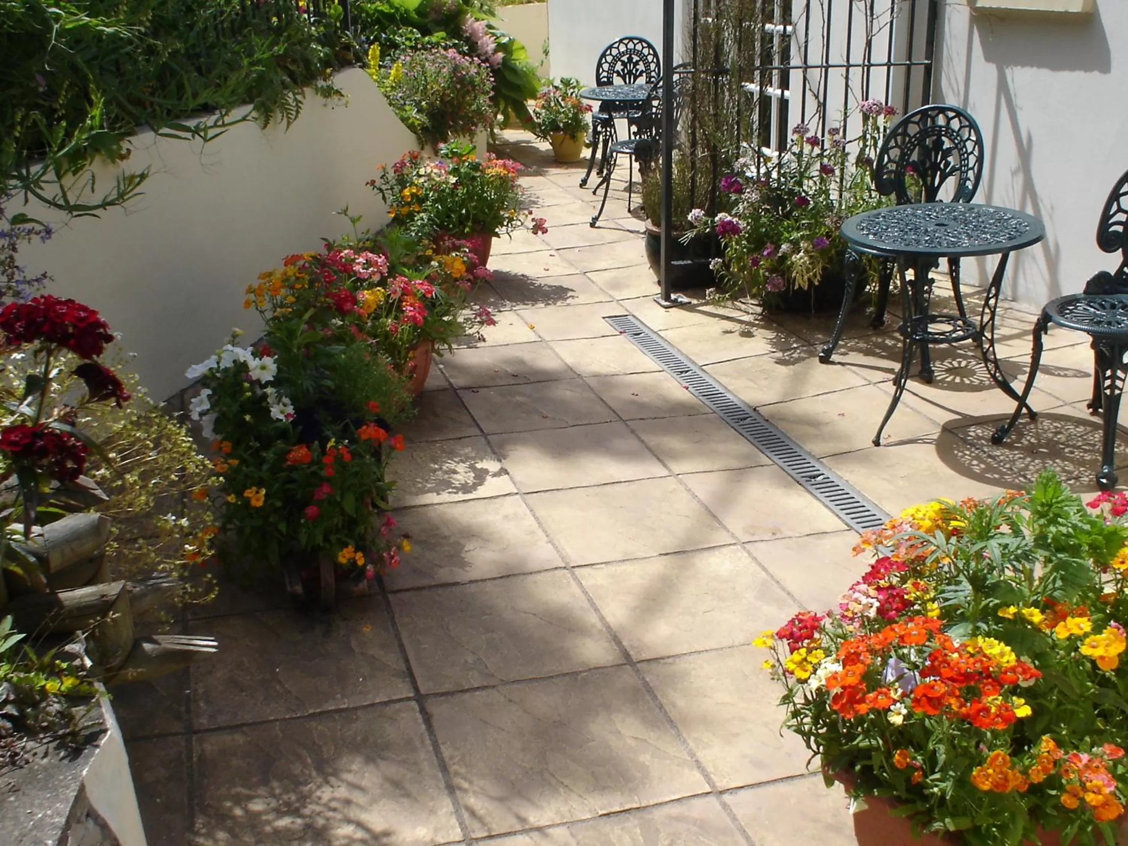 Patio in Rosedene Guest House
