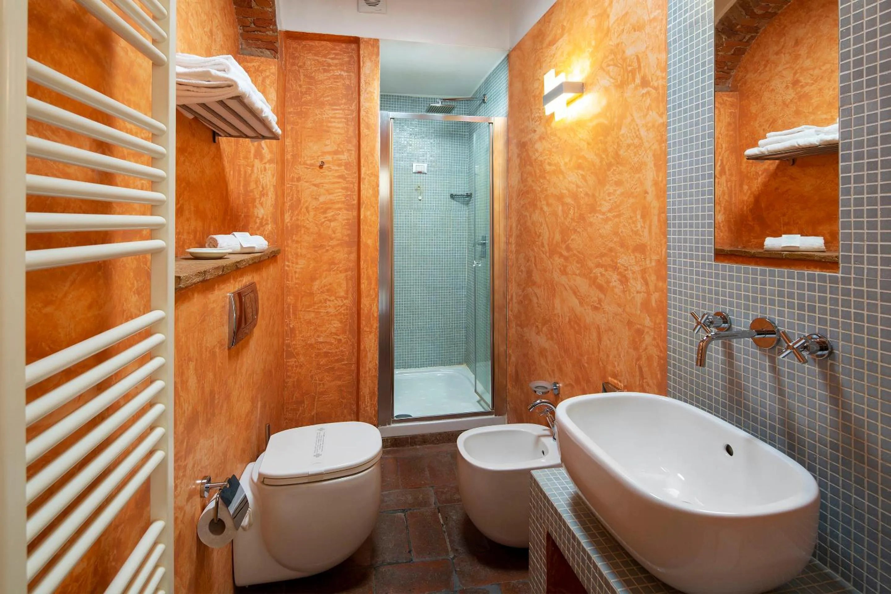 Bathroom in Hotel Le Capanne