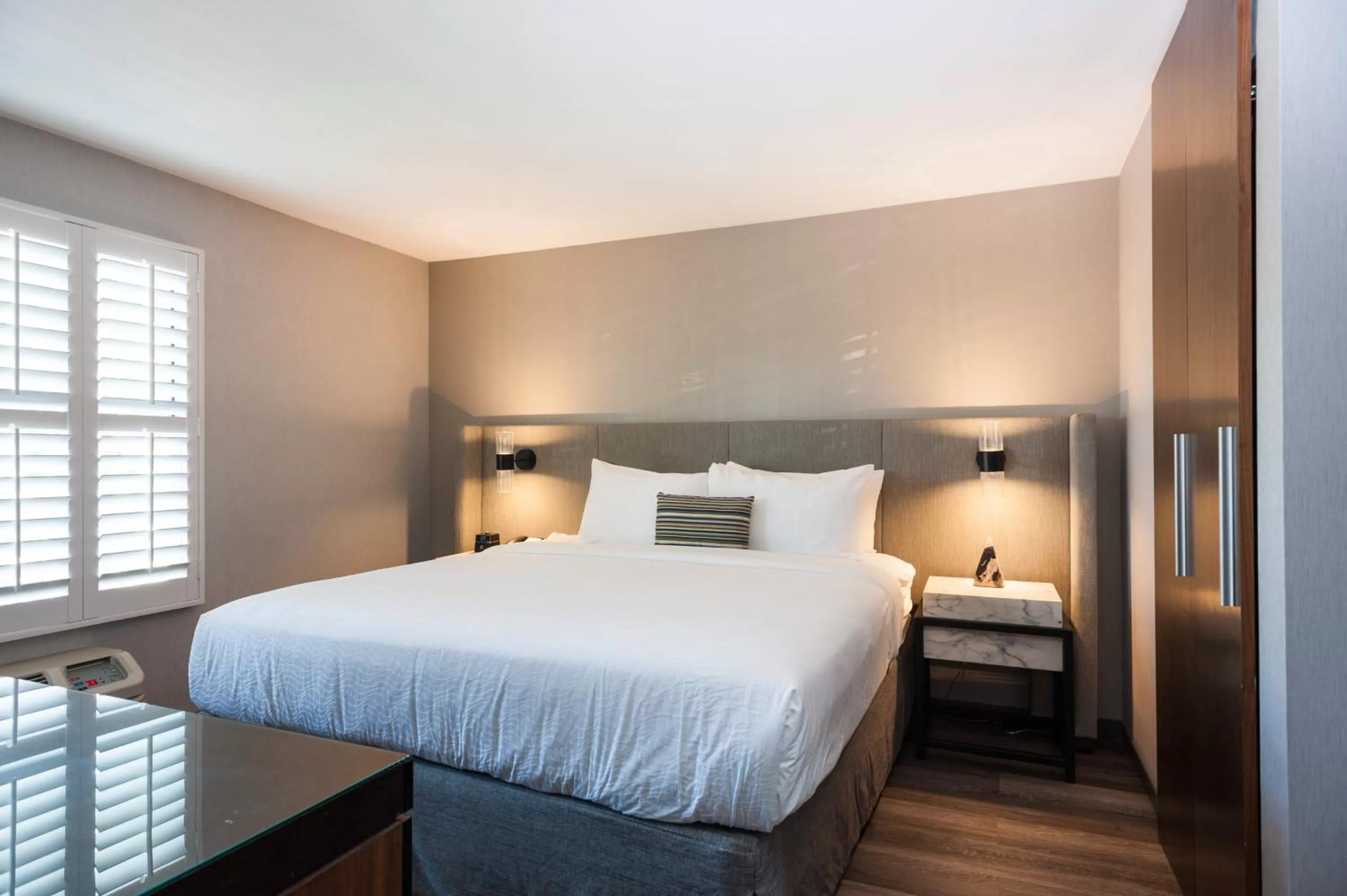 Bed in Hotel Indigo Napa Valley by IHG