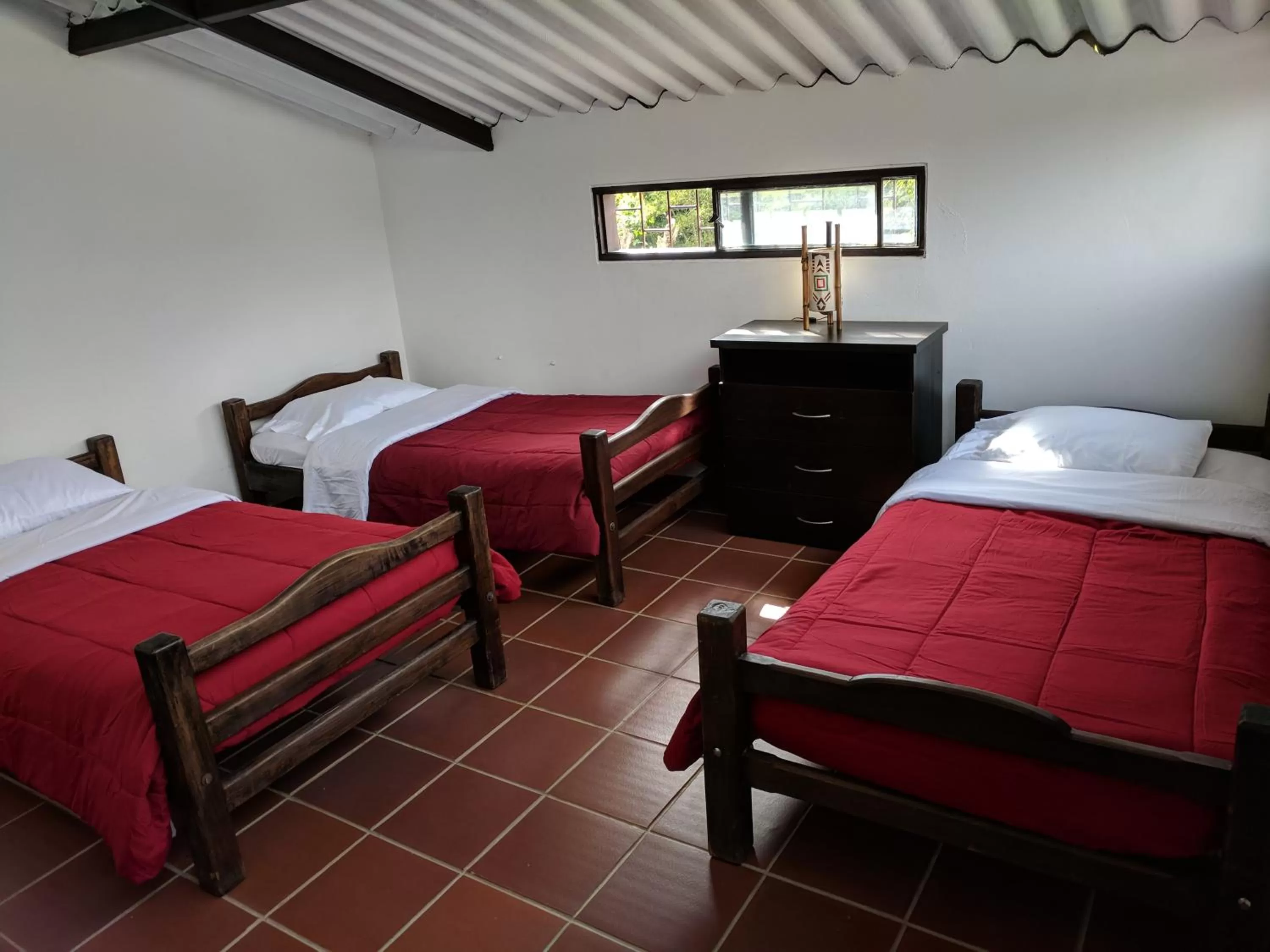 Bed in Hotel Huaka-yo