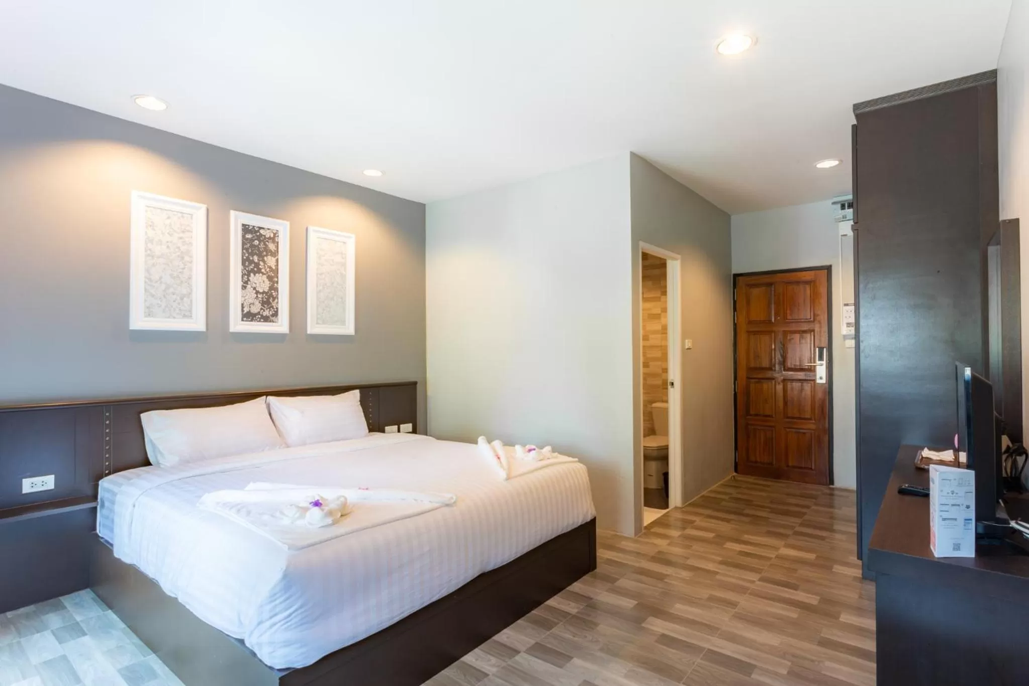 Bed in Grand Inter Hotel