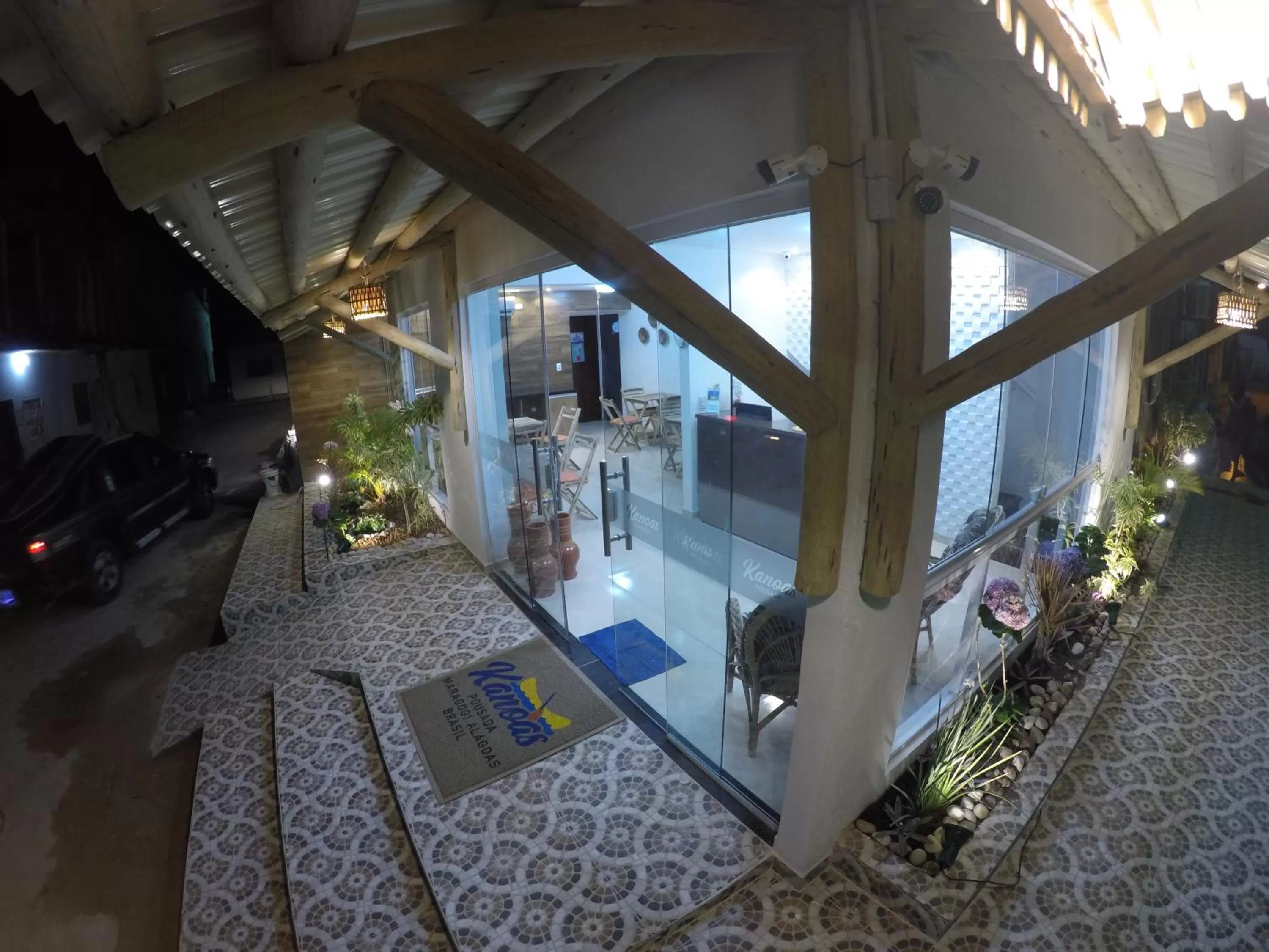 Facade/entrance in Pousada Kanoas