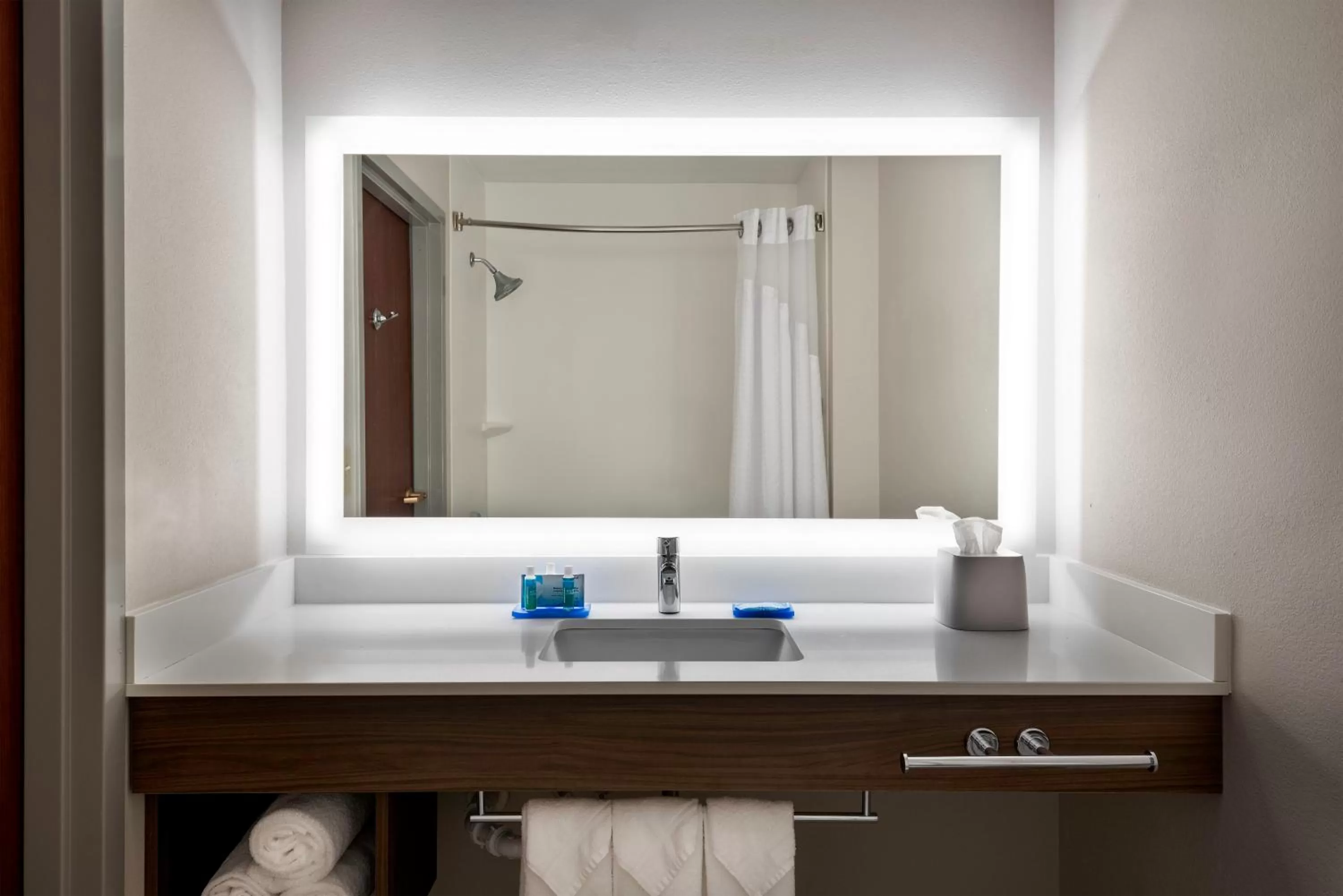 Bathroom in Holiday Inn Express & Suites Charlotte Arpt-Belmont by IHG