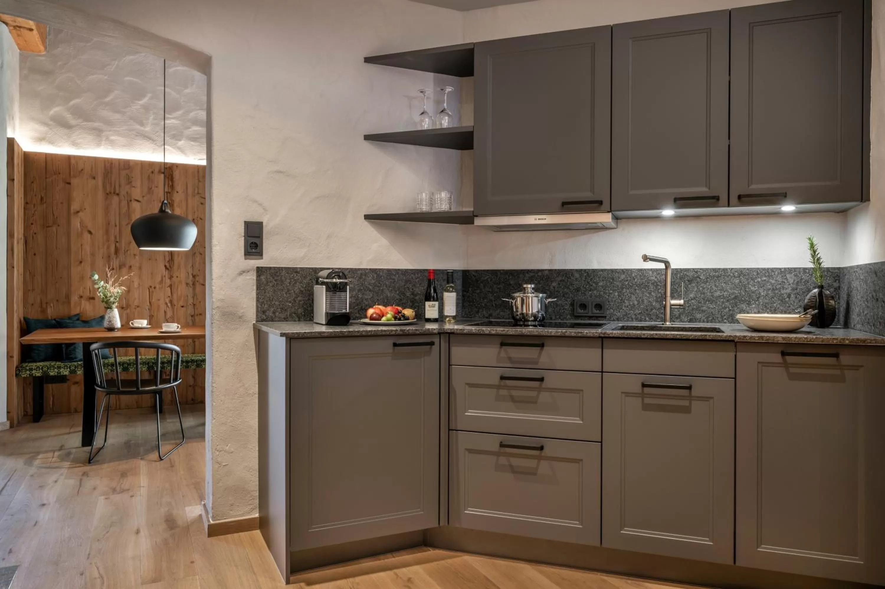 kitchen in Hotel Der Bär