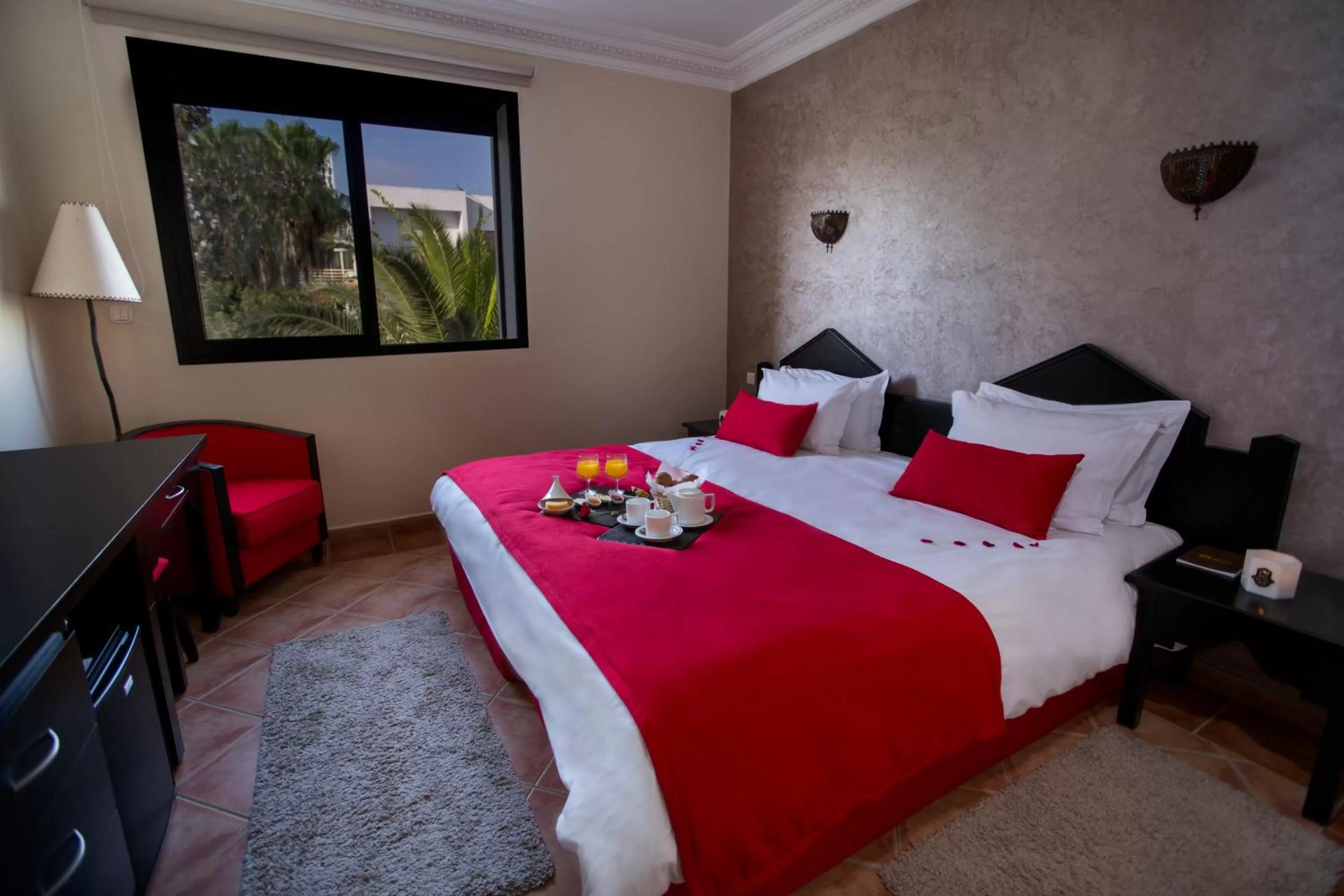 Bedroom, Bed in Atlantic Hotel Agadir