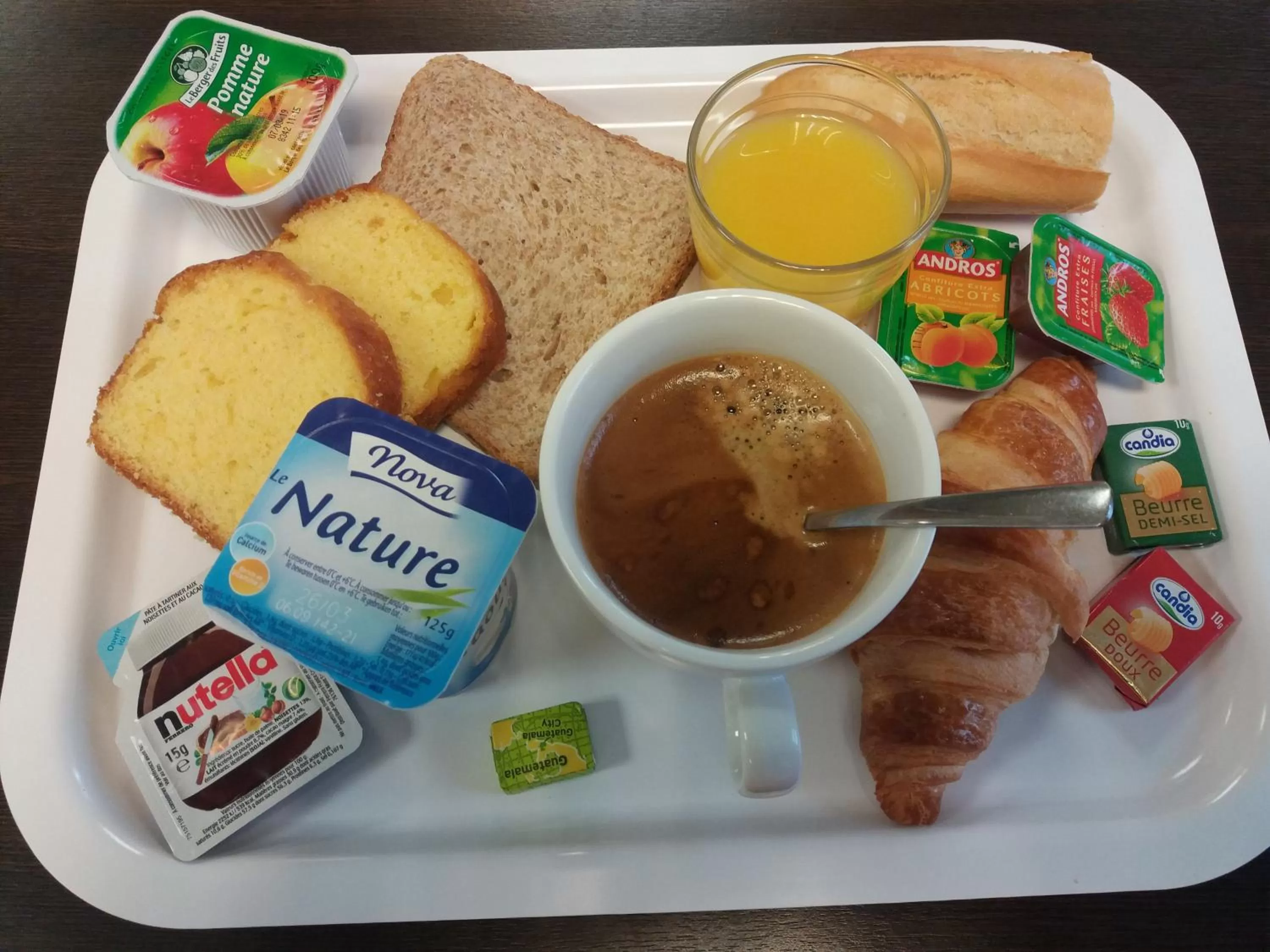 Buffet breakfast in Premiere Classe Roissy CDG - Paris Nord 2 - Parc des Expositions