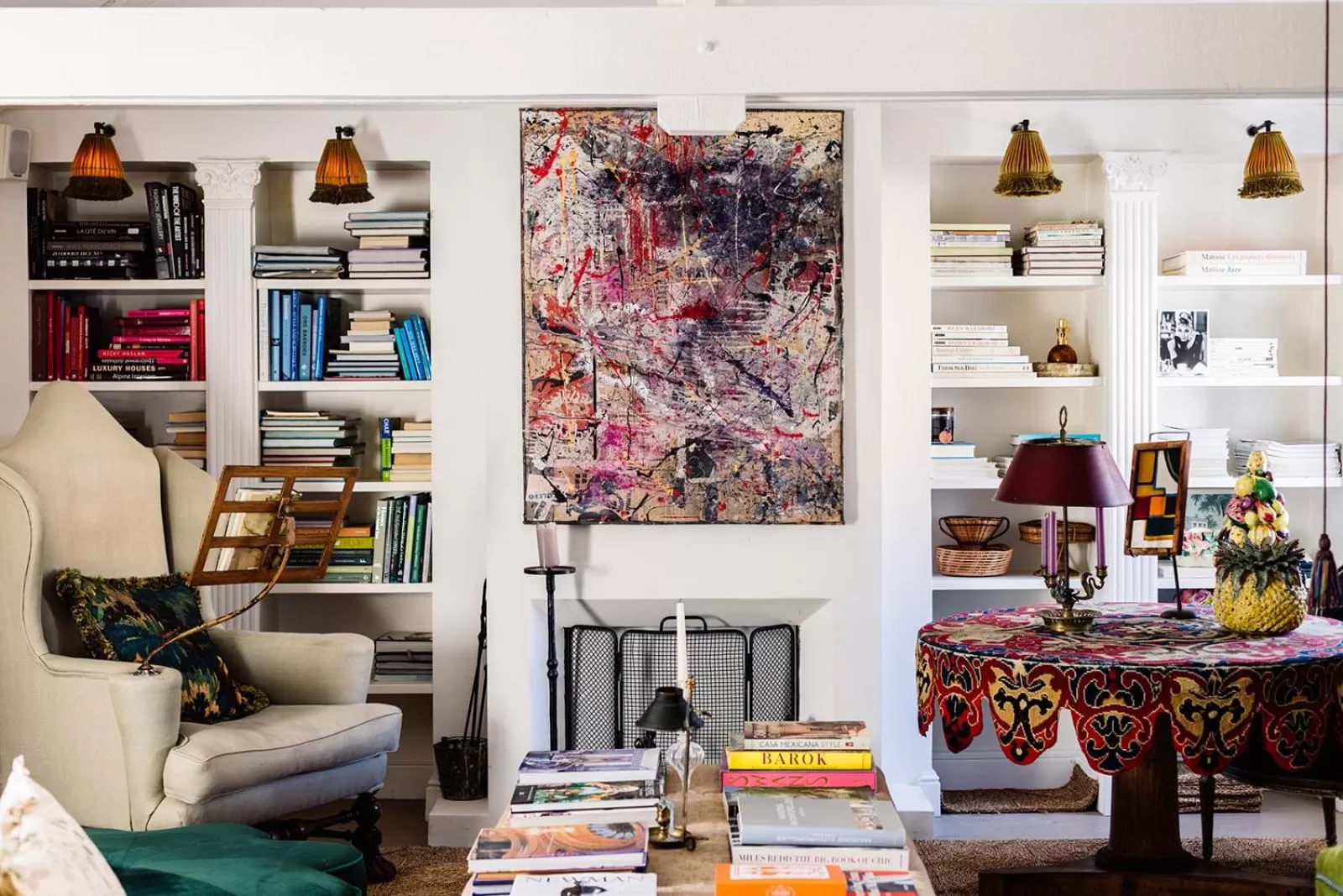 Library in Molenmeers Boutique Guesthouses