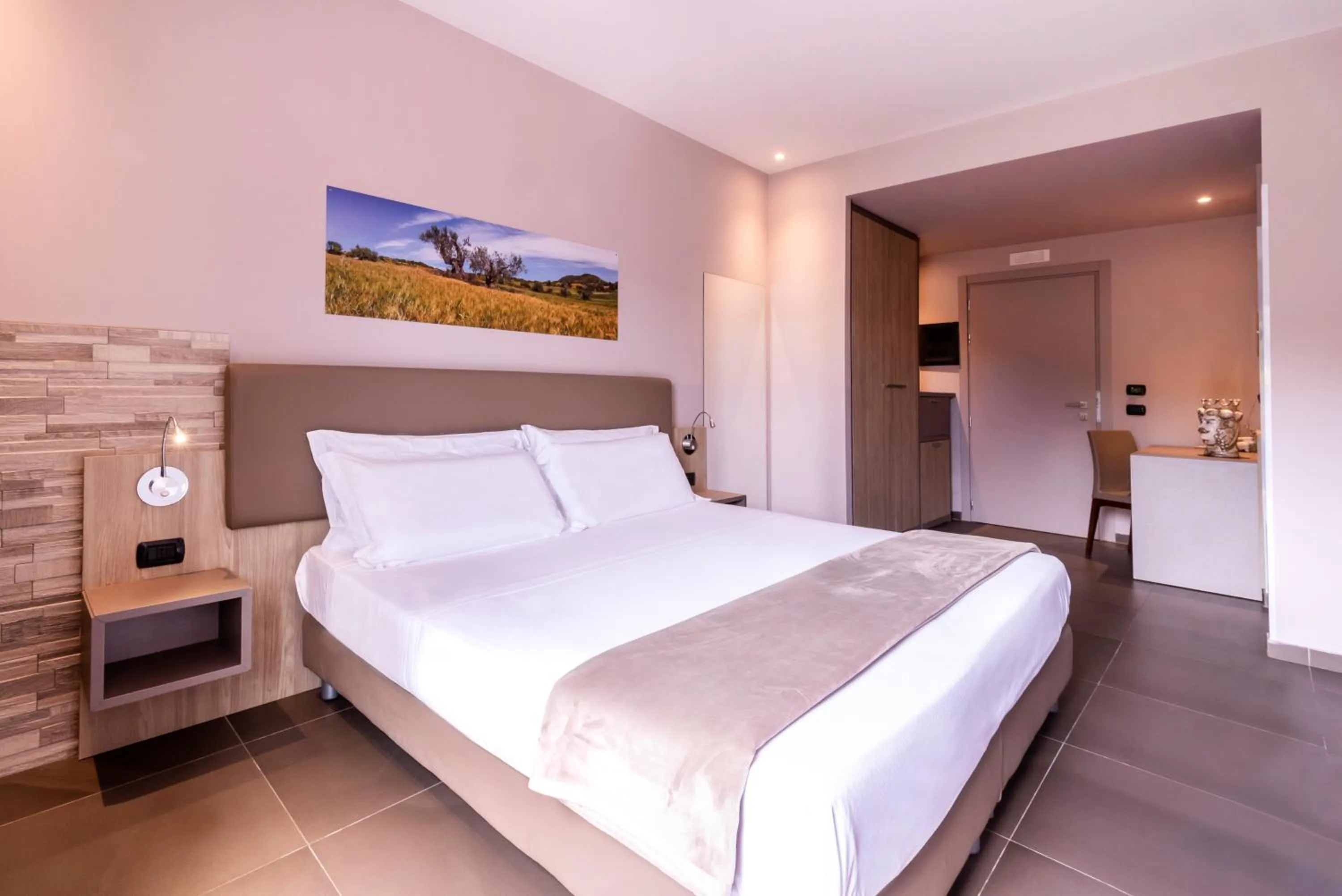 Bed in San Giorgio Palace Hotel Ragusa Ibla