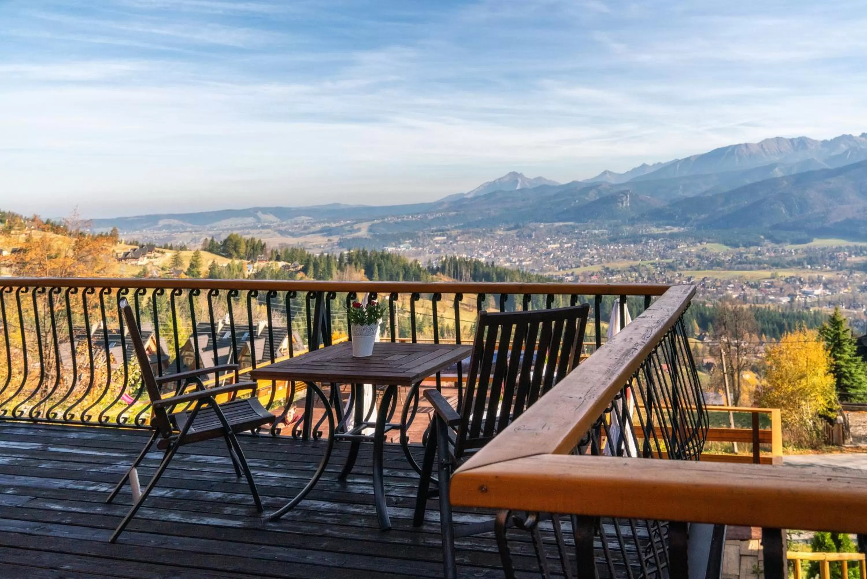 Balcony/Terrace in Butorowy Dwór