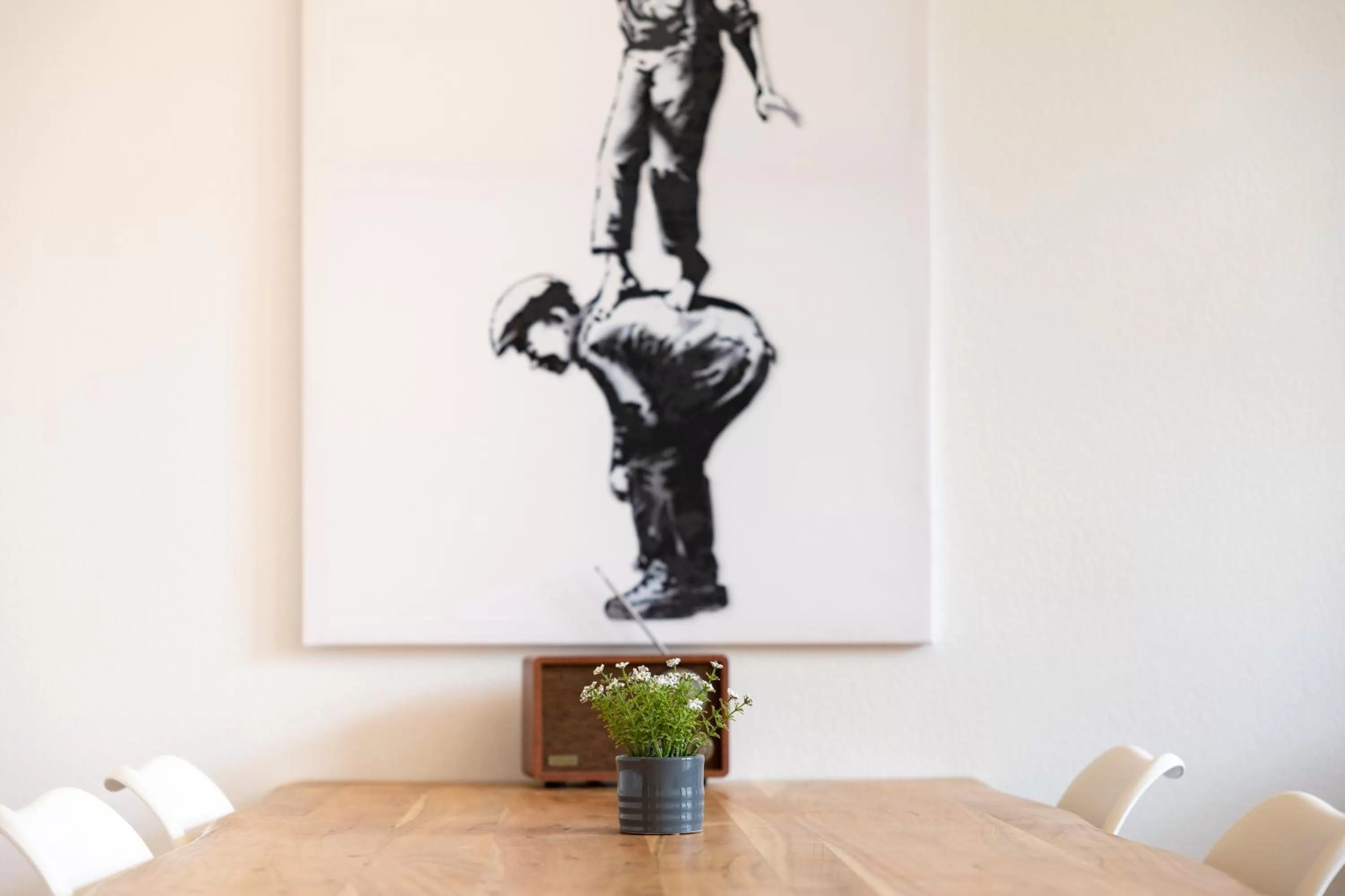 Dining area in Apartments an der Oper - Innenstadt - Zentral - Küche - Wifi - Powered by Ko-Living