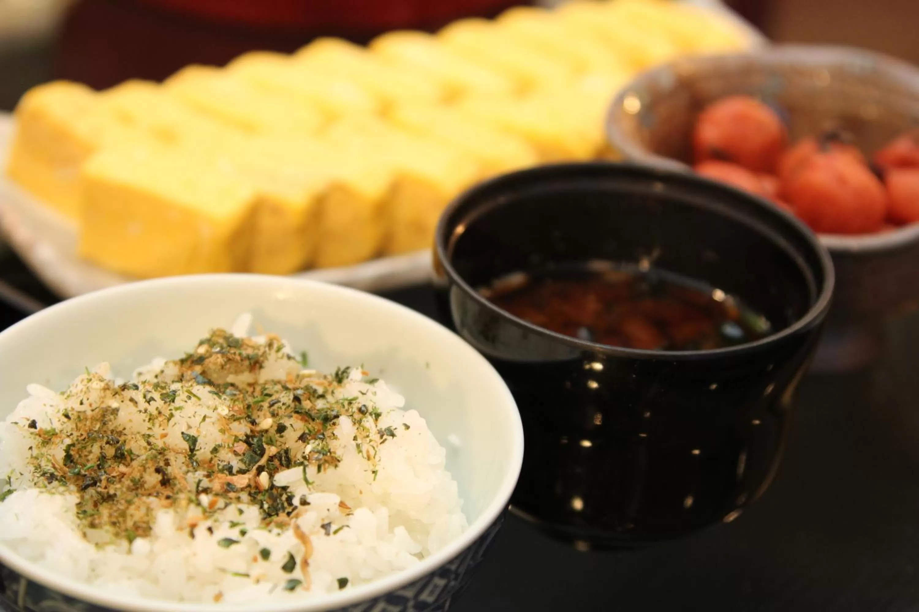 Food close-up in Numazu River Side Hotel