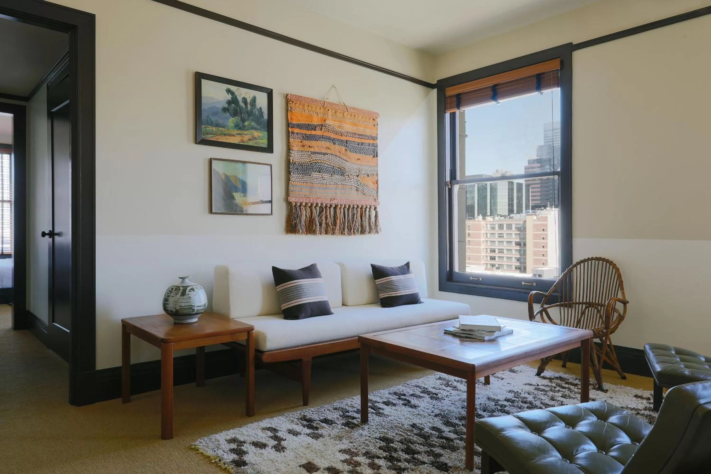 Seating area in Freehand Los Angeles