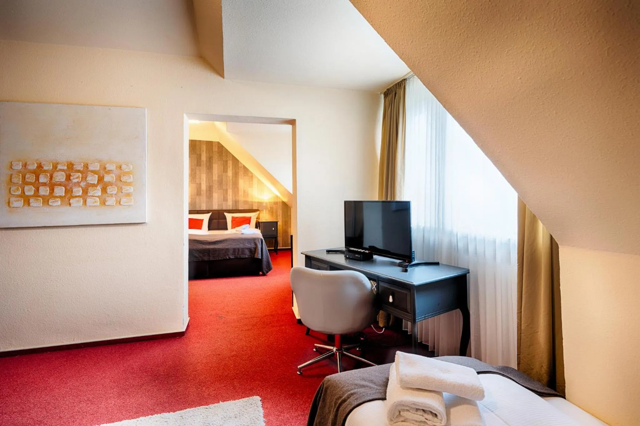 Photo of the whole room, Bed in Hotel Fürst Garden