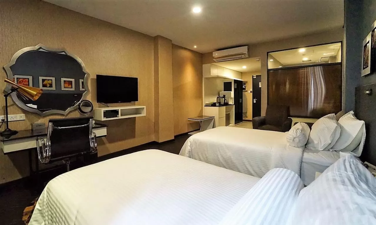 Bedroom, Bed in Bedrock Hotel Ipoh