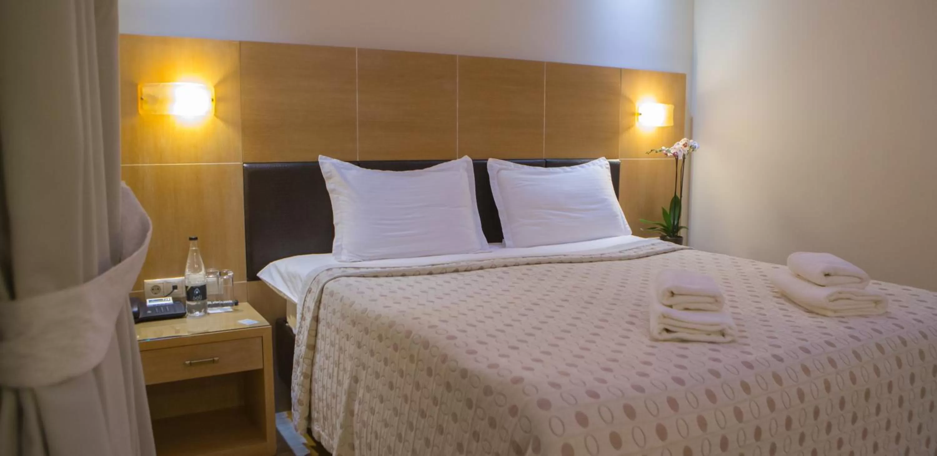 Bed in Pantelidis Hotel & Spa