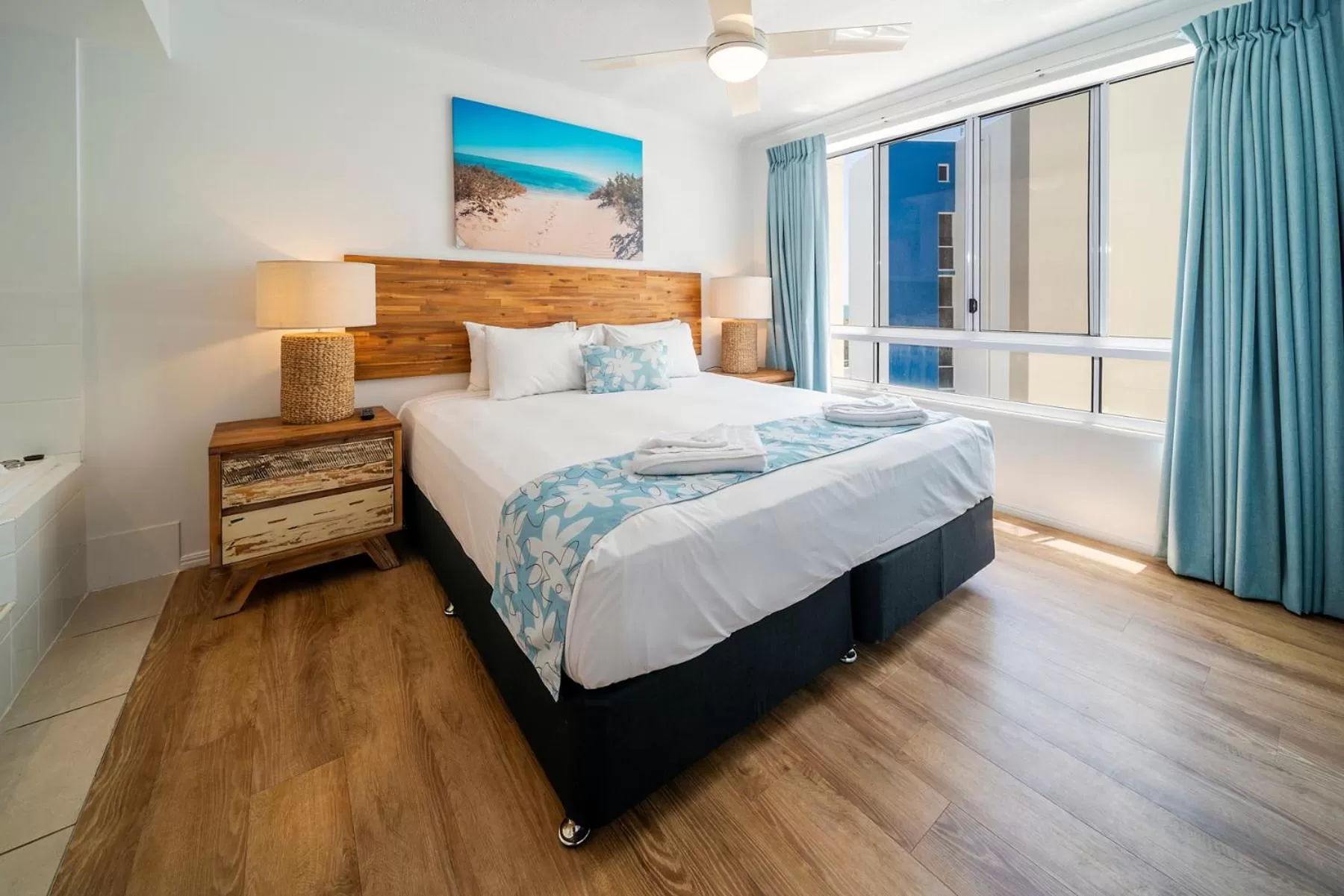 Bed in Bargara Blue Resort