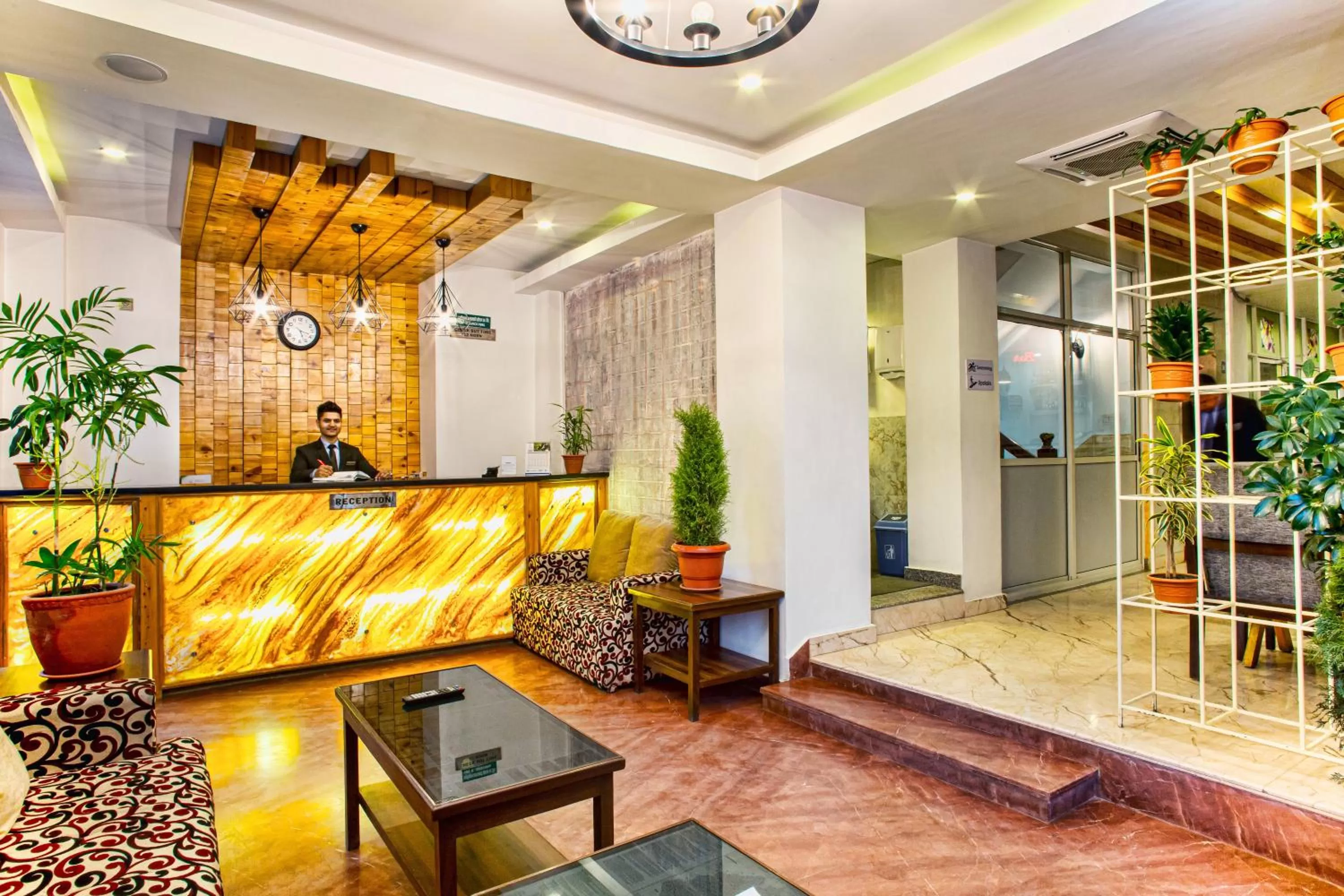 Lobby or reception in Beautiful Kathmandu Hotel
