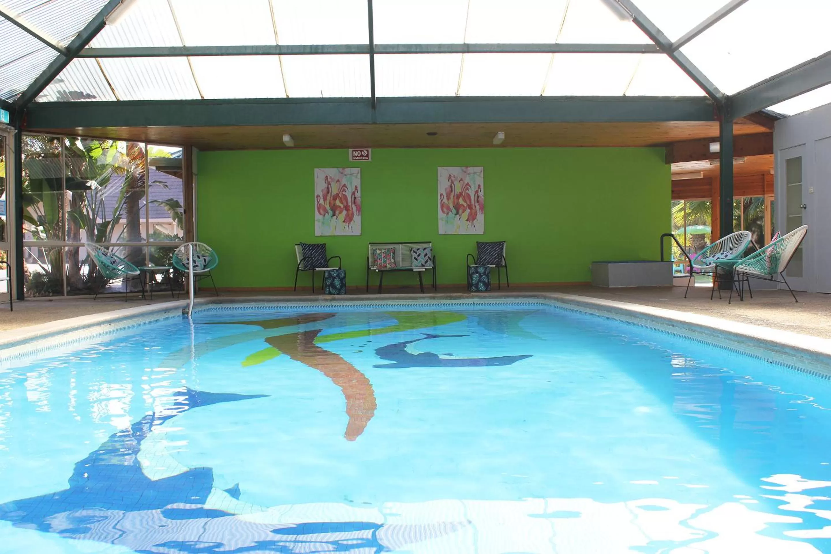 Communal lounge/ TV room in Swan Hill Resort