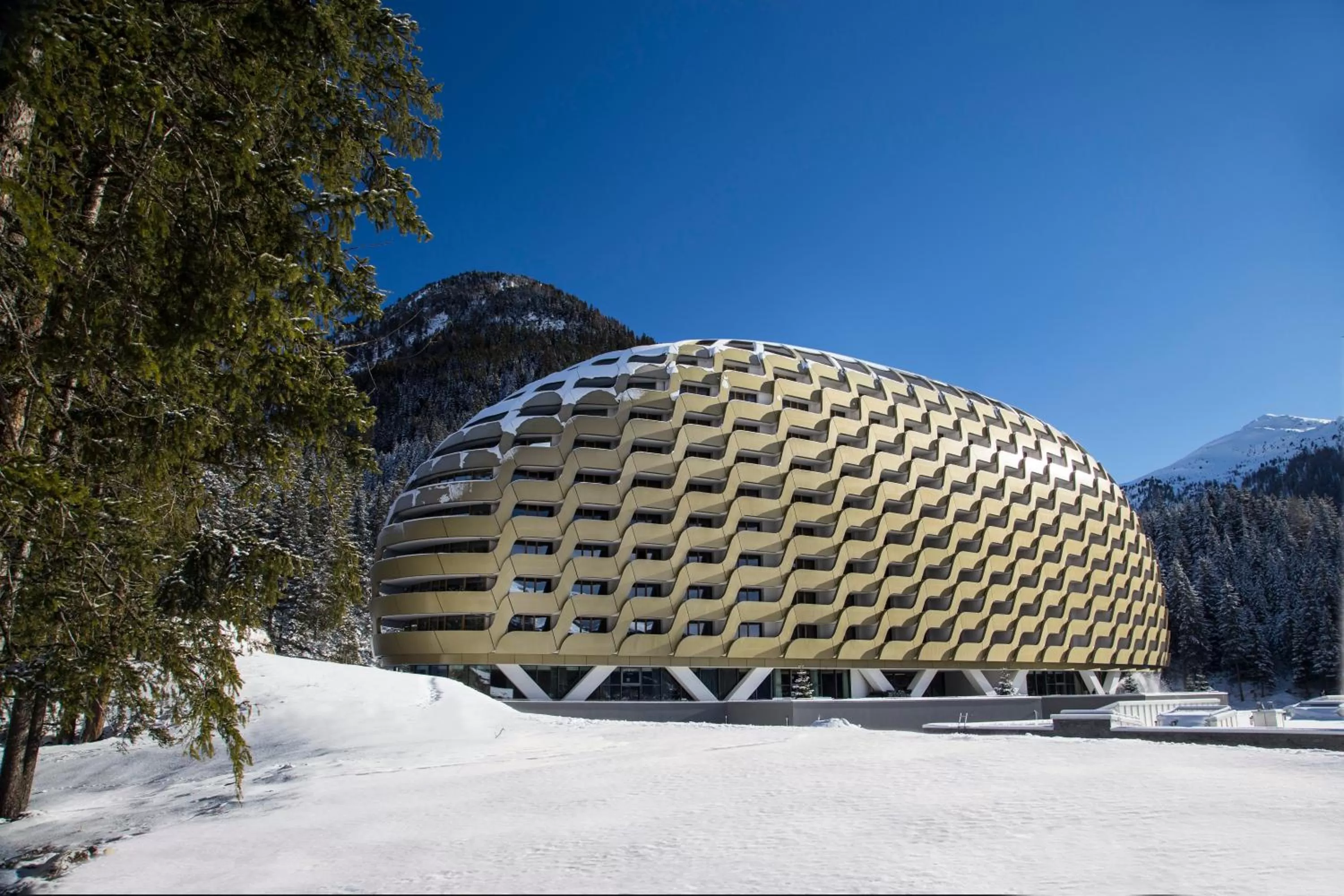 Property building in AlpenGold Hotel Davos