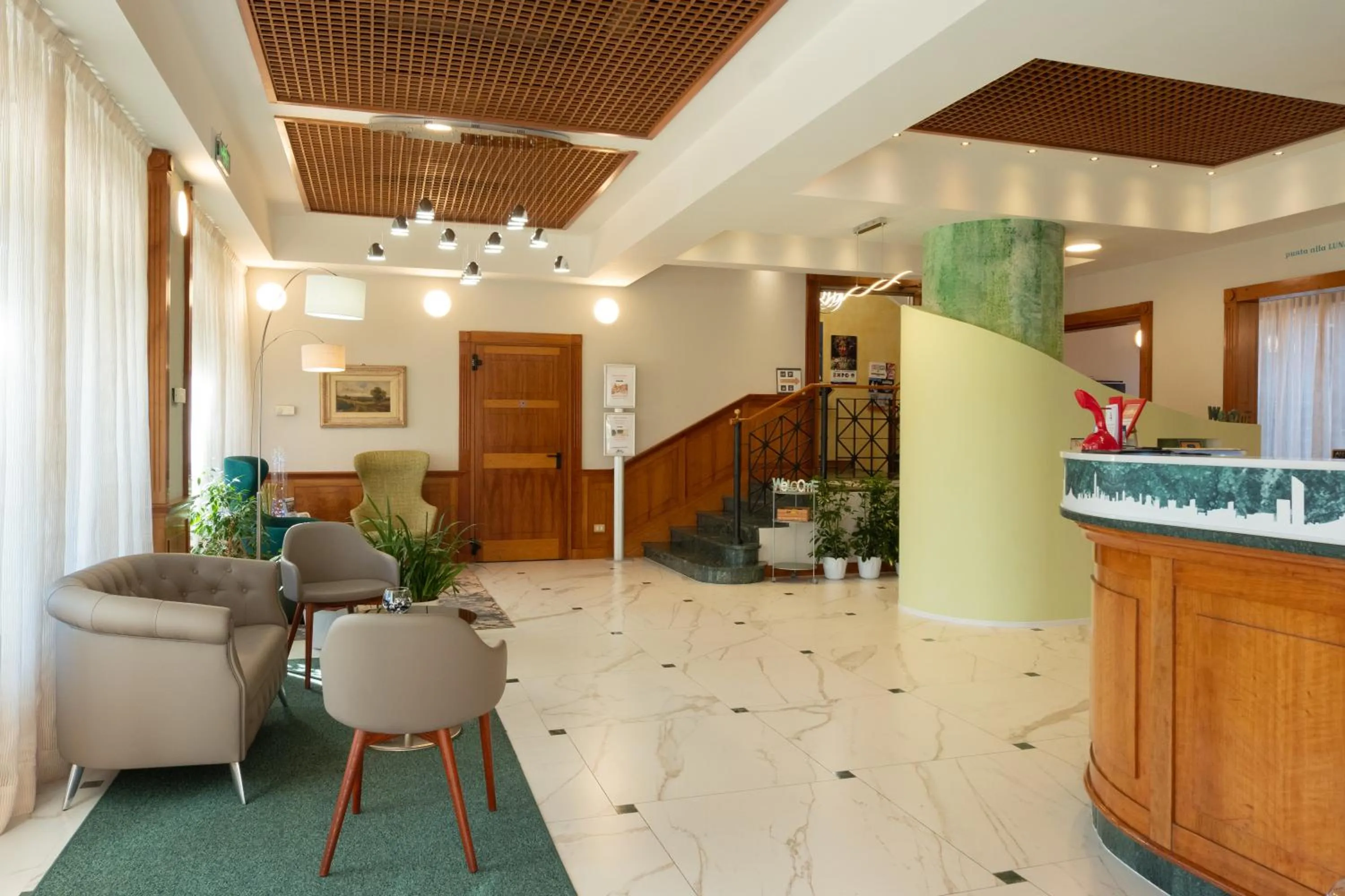 Lobby or reception in Hotel Maggiore