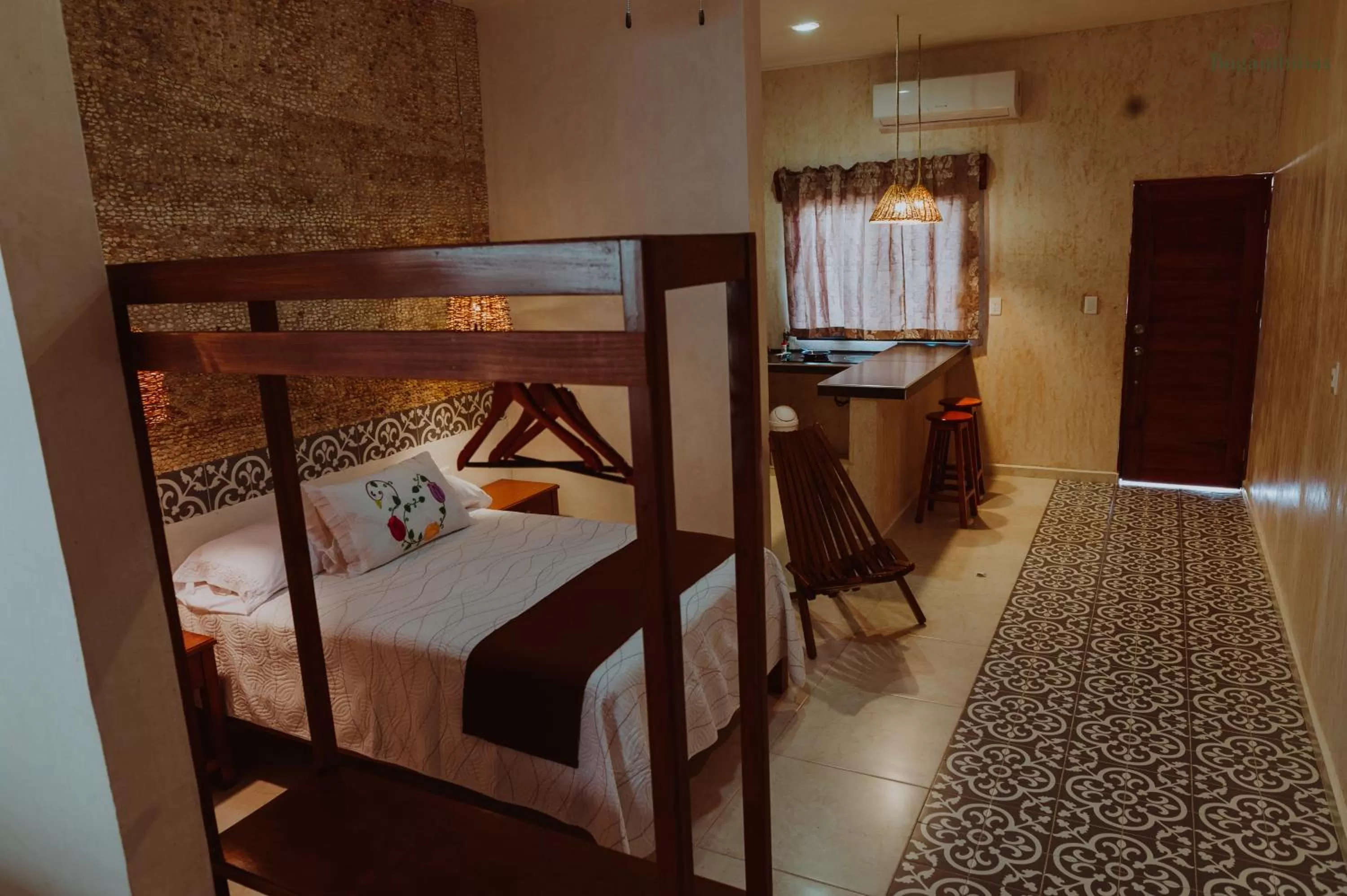 Photo of the whole room in Hotel Boutique Bugambilias