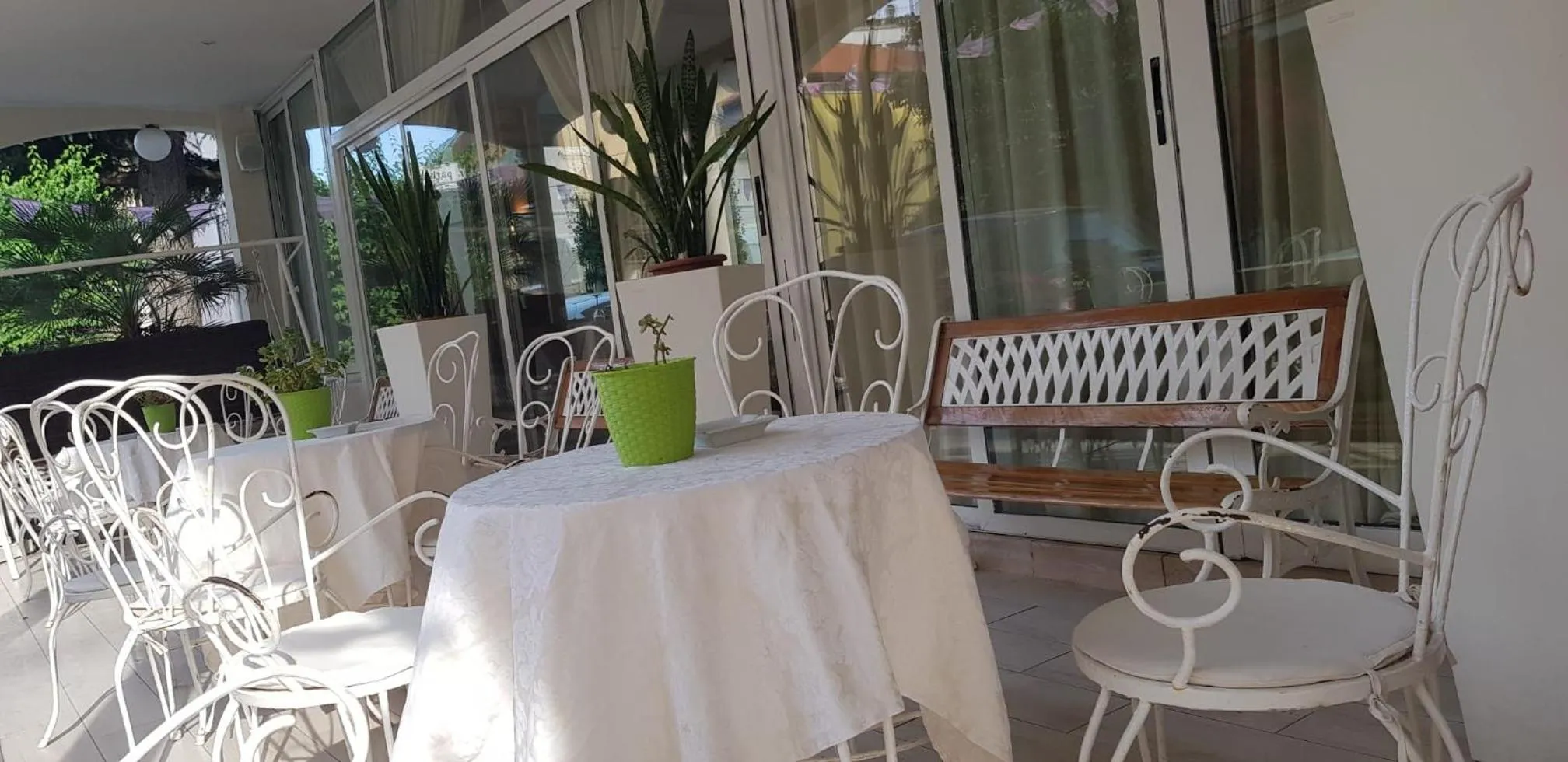 Balcony/Terrace in Hotel Britannia Rimini Marina centro
