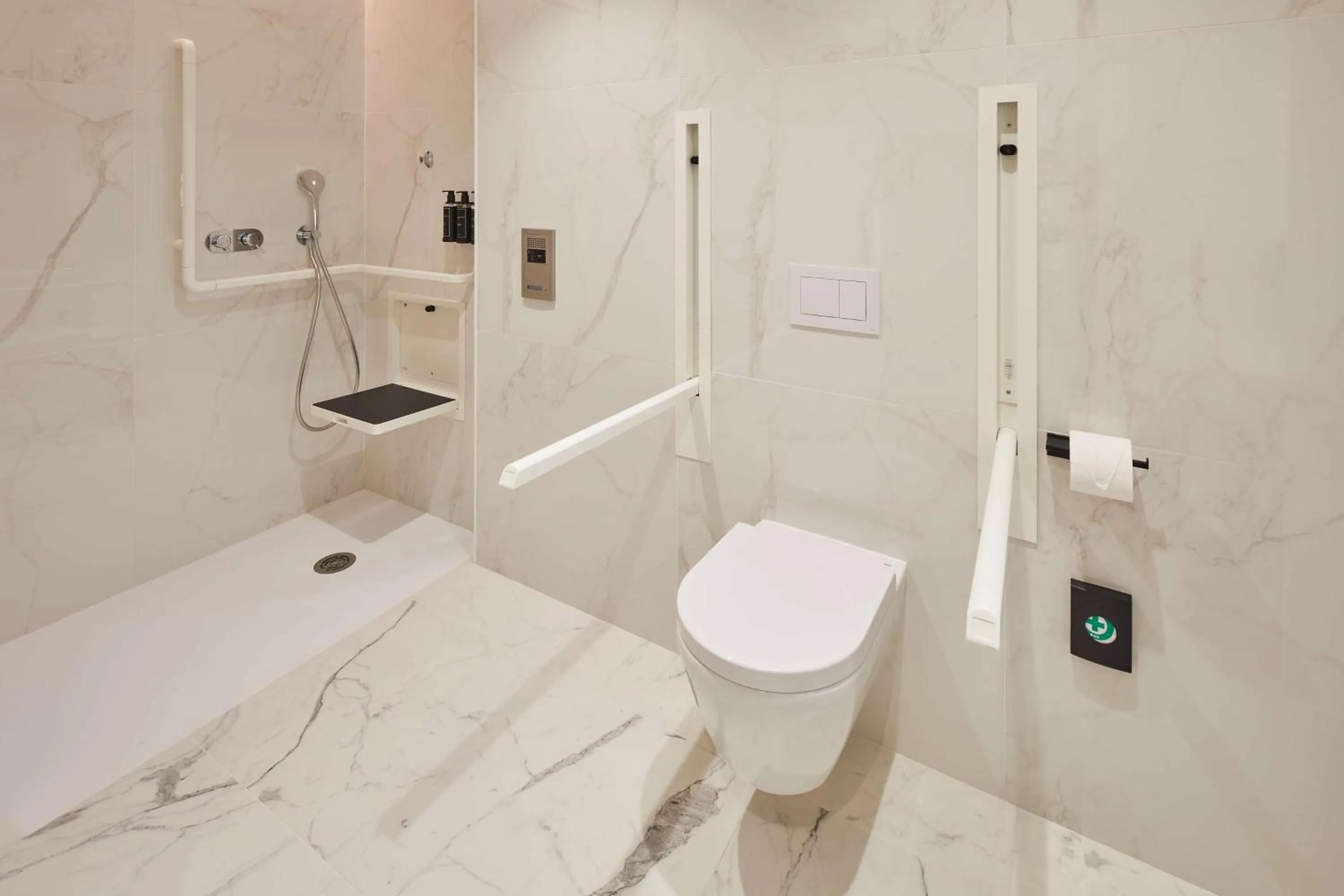 Bathroom in Via Sants Hotel Barcelona, Tapestry Collection By Hilton