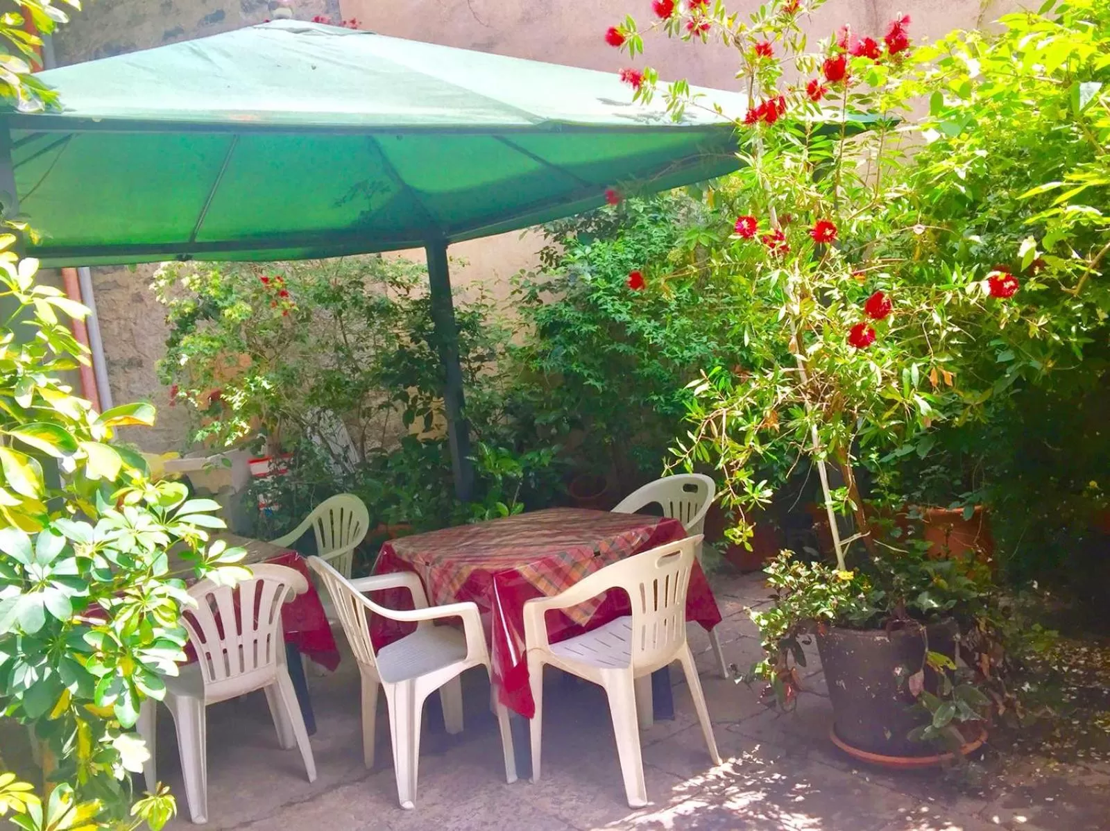 Garden in B&B Da Rosa