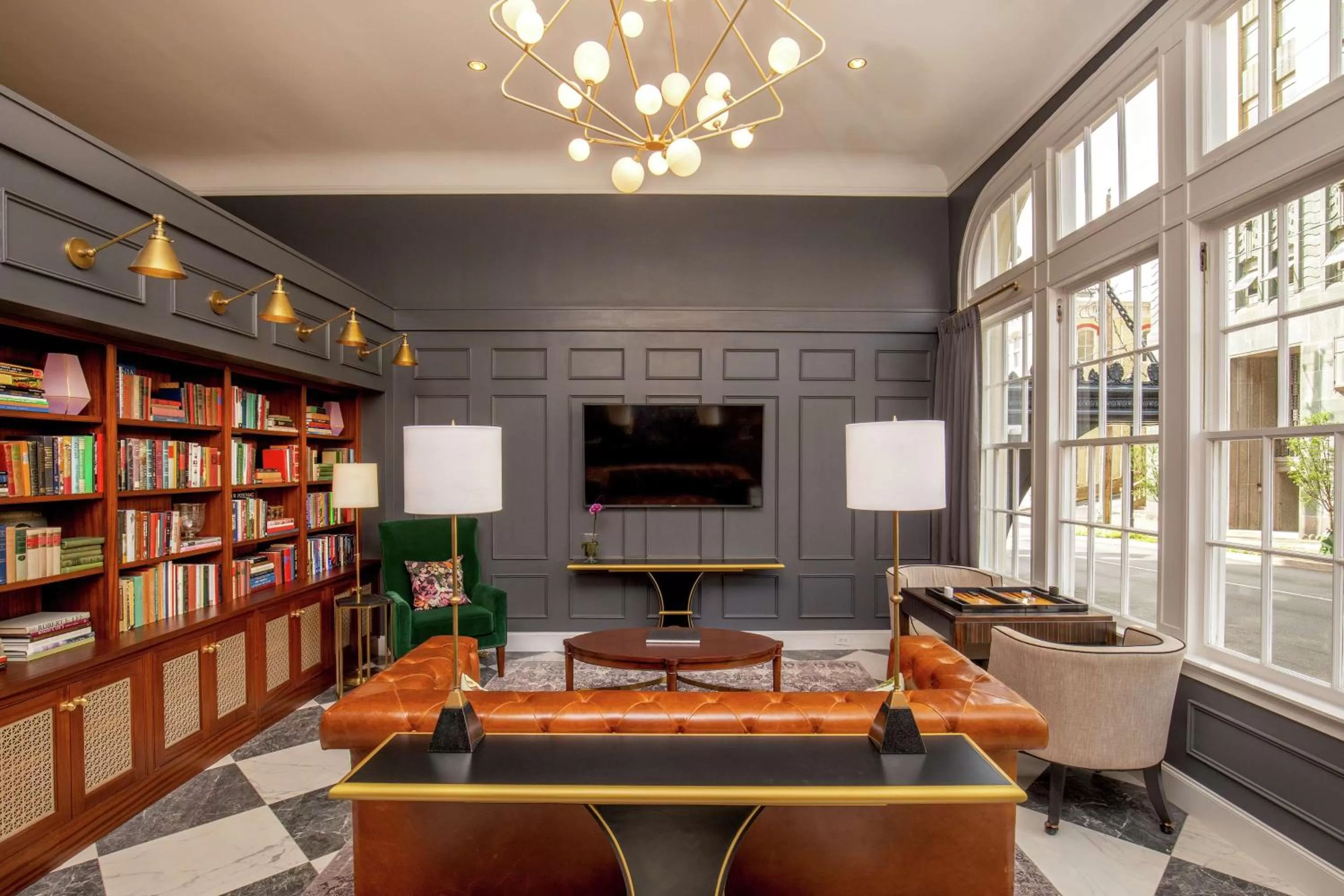 Lobby or reception in The Virginian Lynchburg, Curio Collection By Hilton