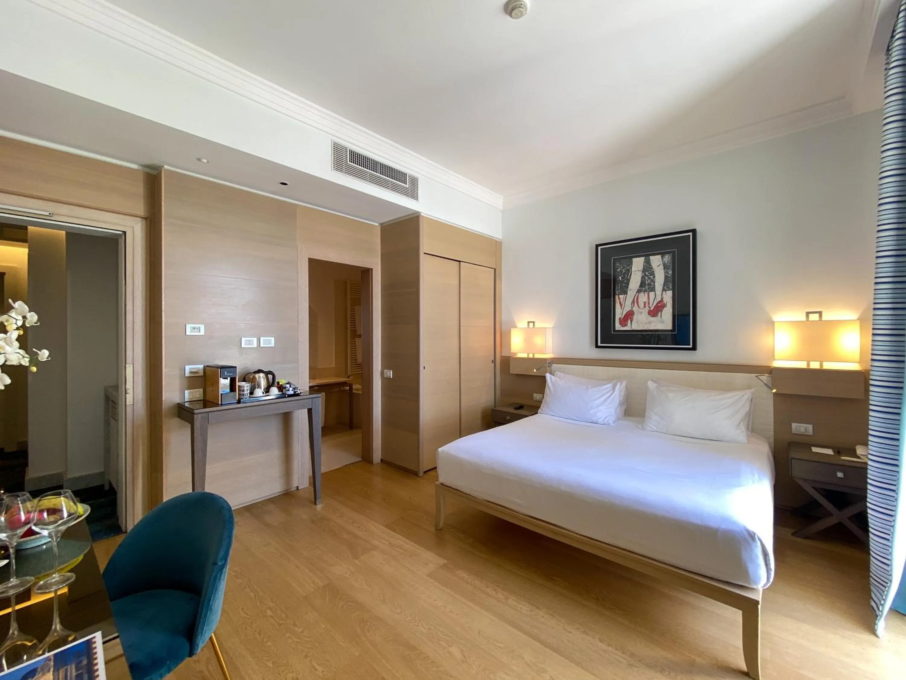 Bed in Grand Hotel Alassio Beach & Spa Resort - The Leading Hotels of the World