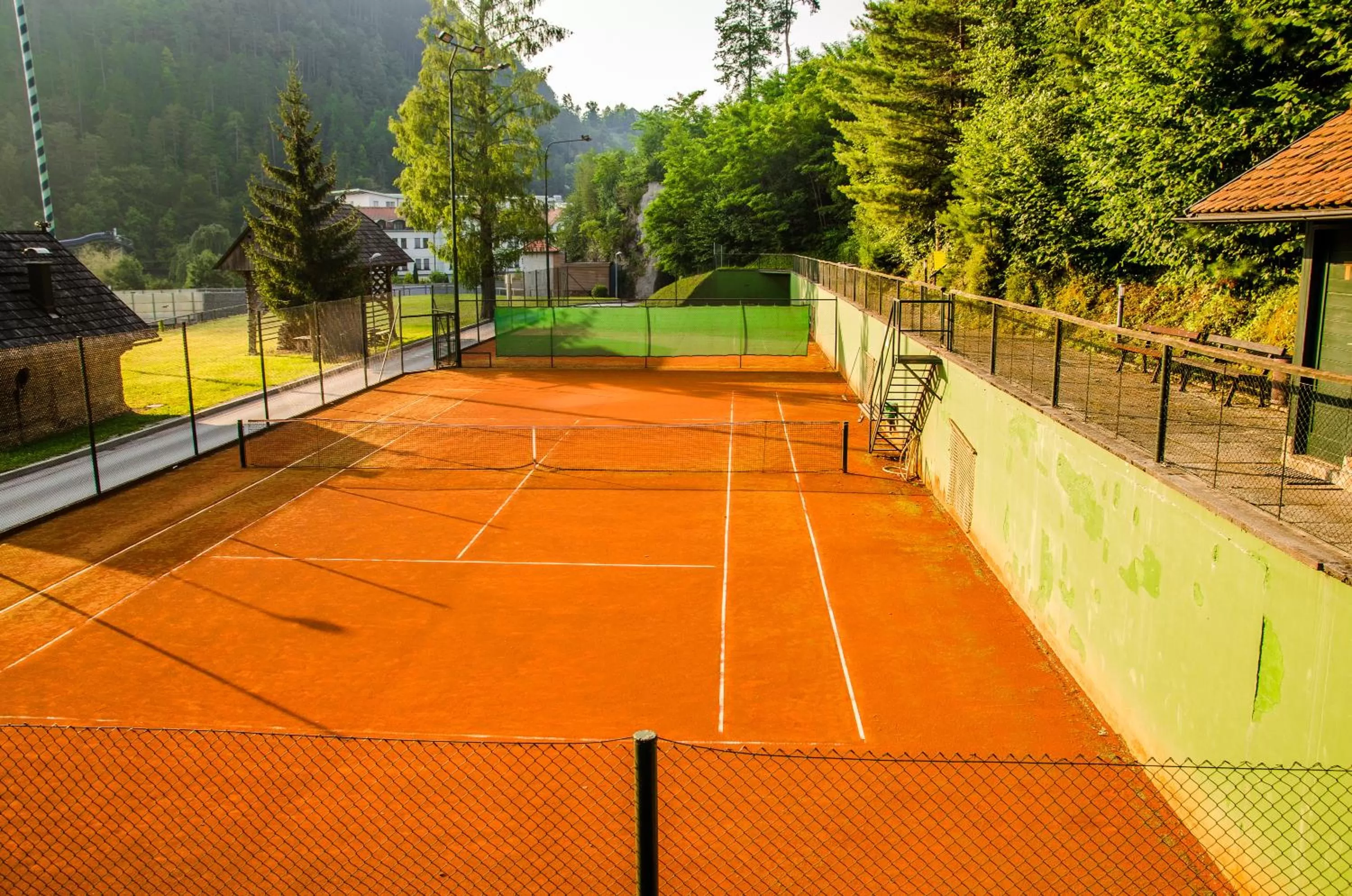 Tennis court in Penzion Park