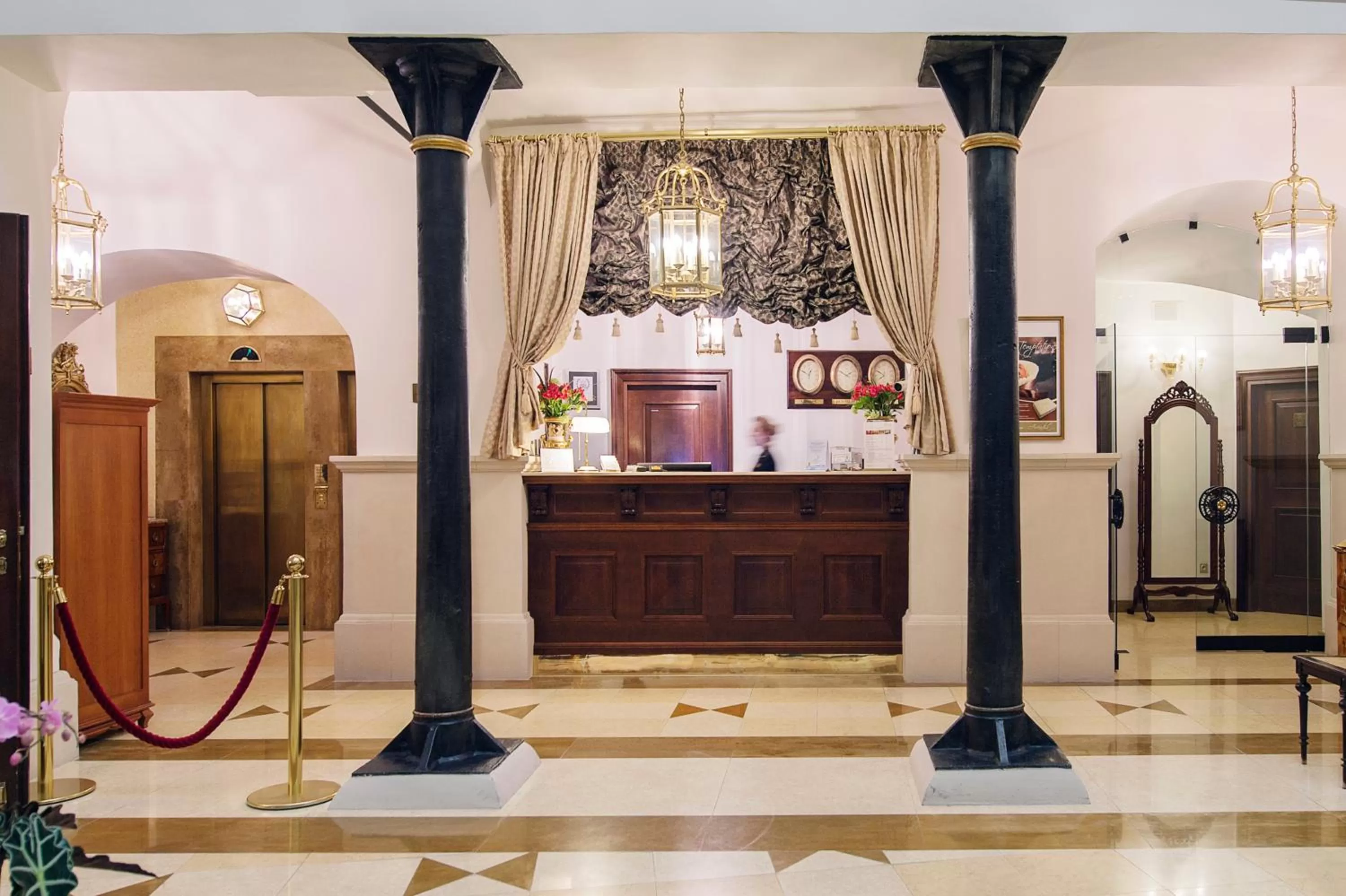 Decorative detail in Arcadia Boutique Hotel