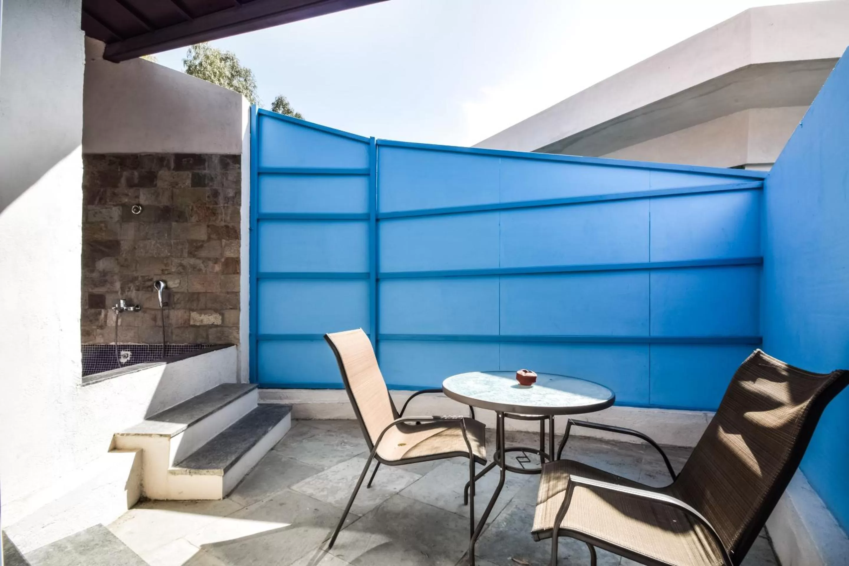 Patio in Bamboo Saa Resort & Spa - Udaipur