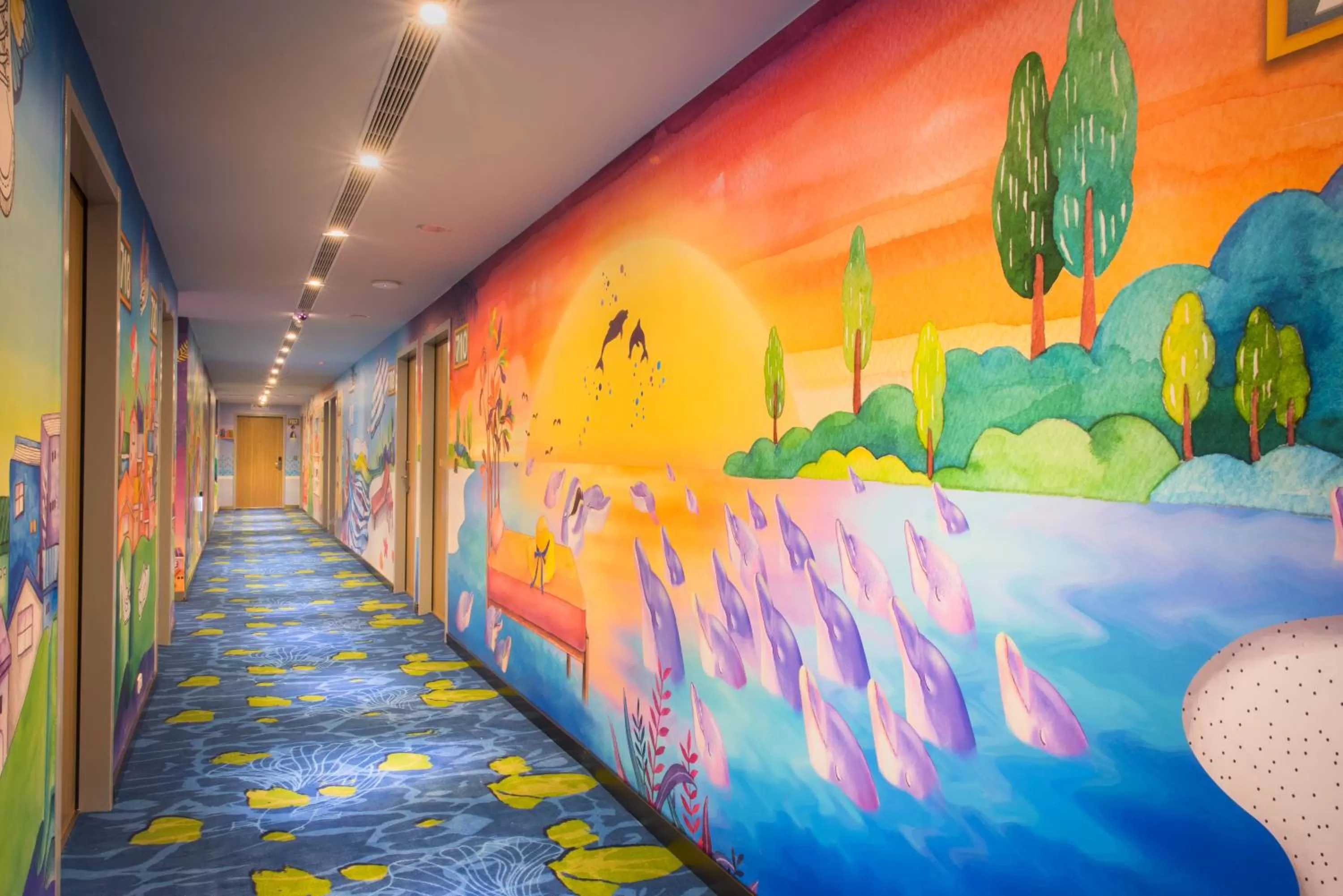 Decorative detail in Legend Hotel Kaohsiung Pier2