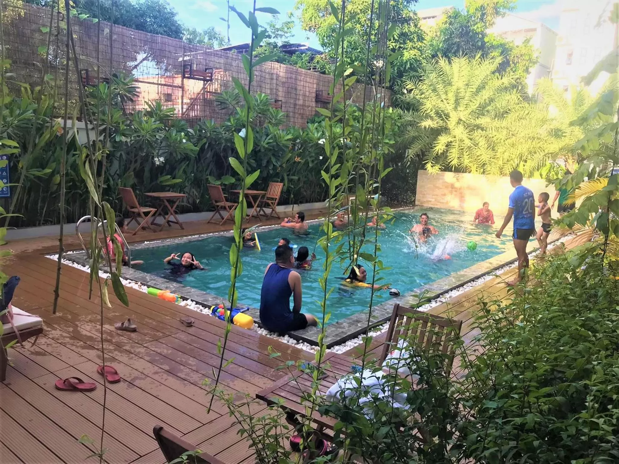 Swimming pool in Angkor H Villa