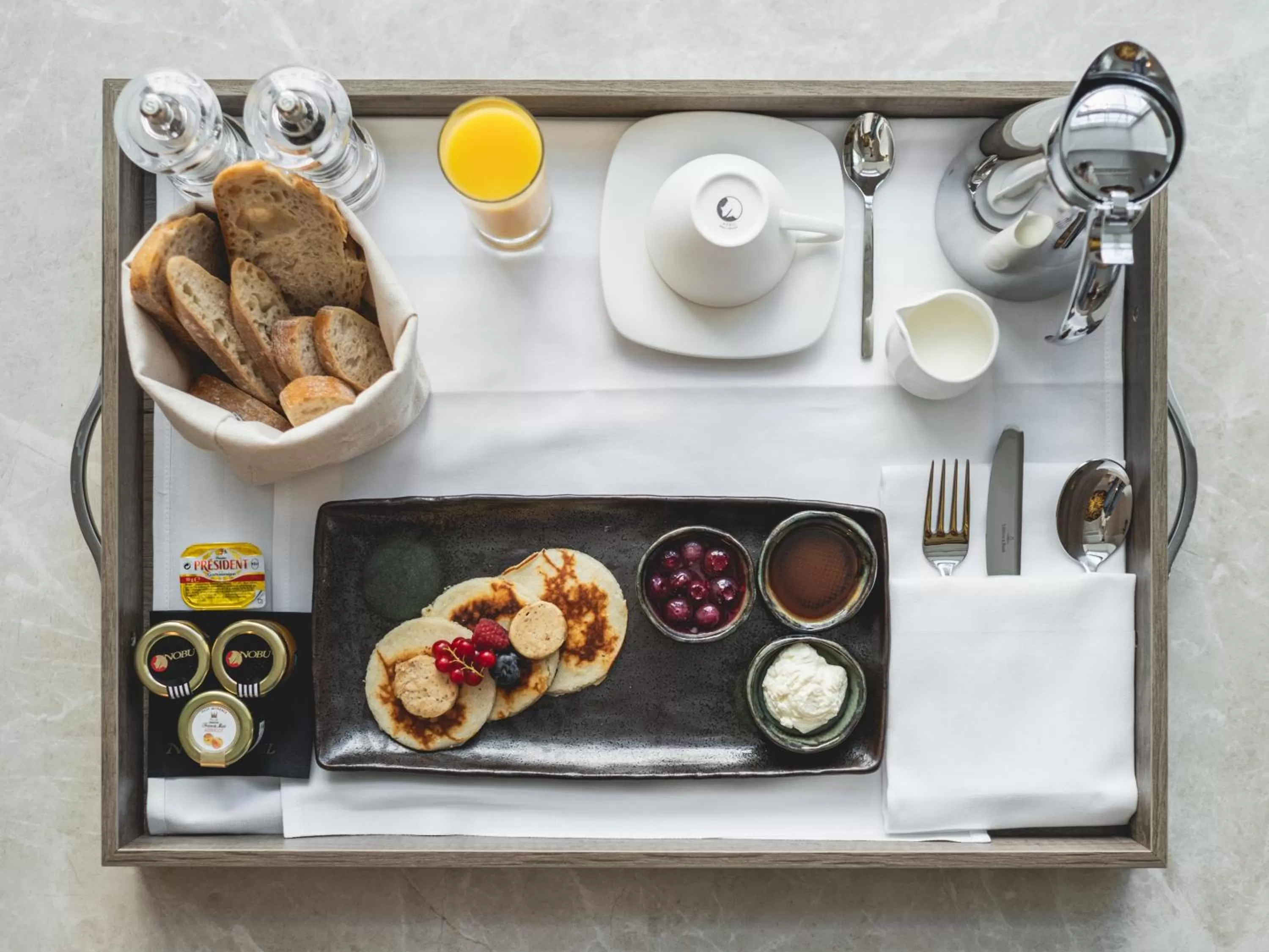 Breakfast in Nobu Hotel Warsaw