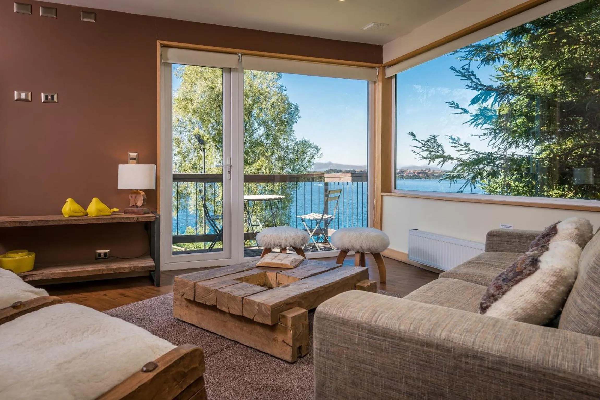 Living room in Hotel Cabaña Del Lago Puerto Varas