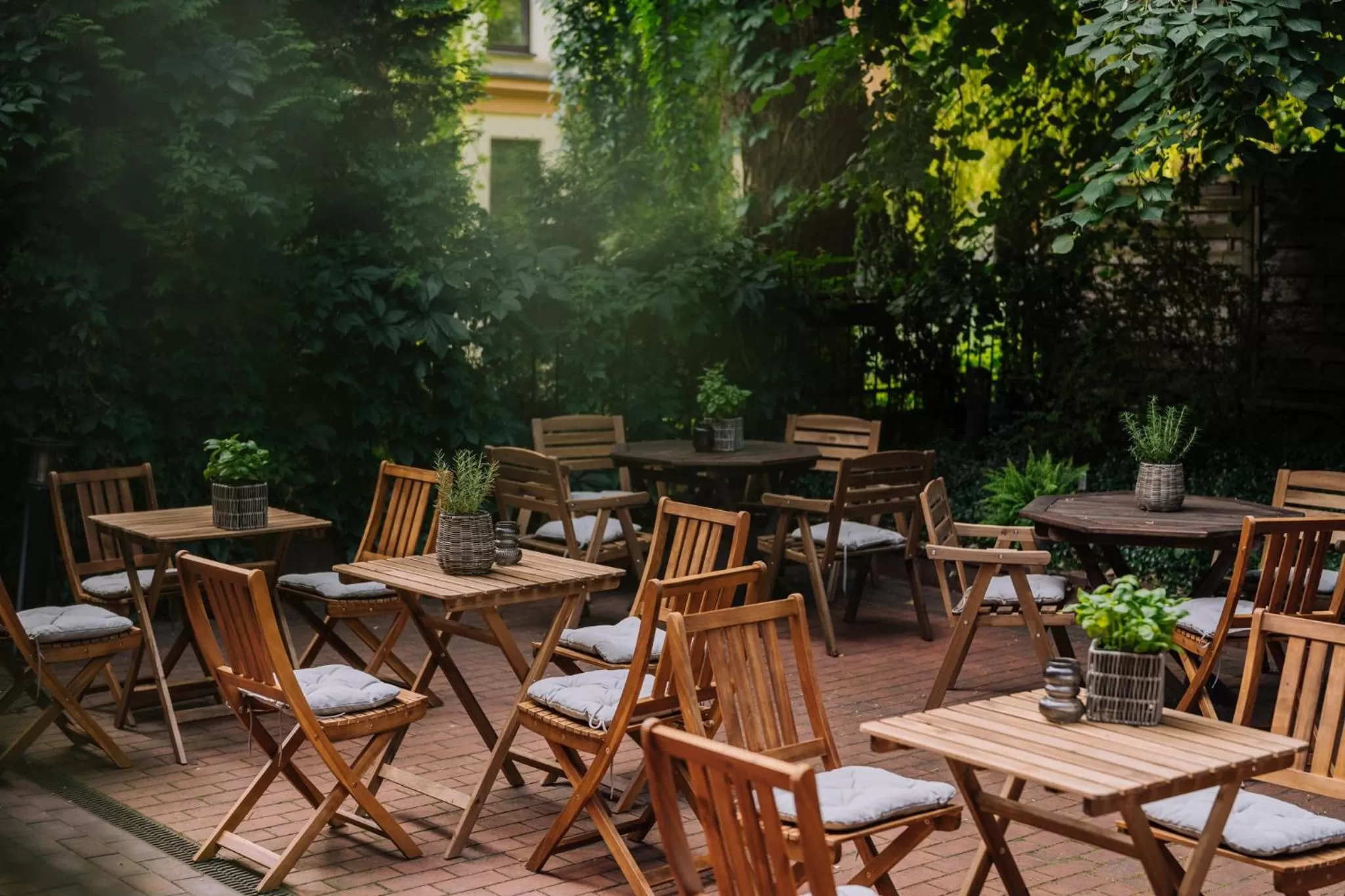 Patio in Hotel Rinno