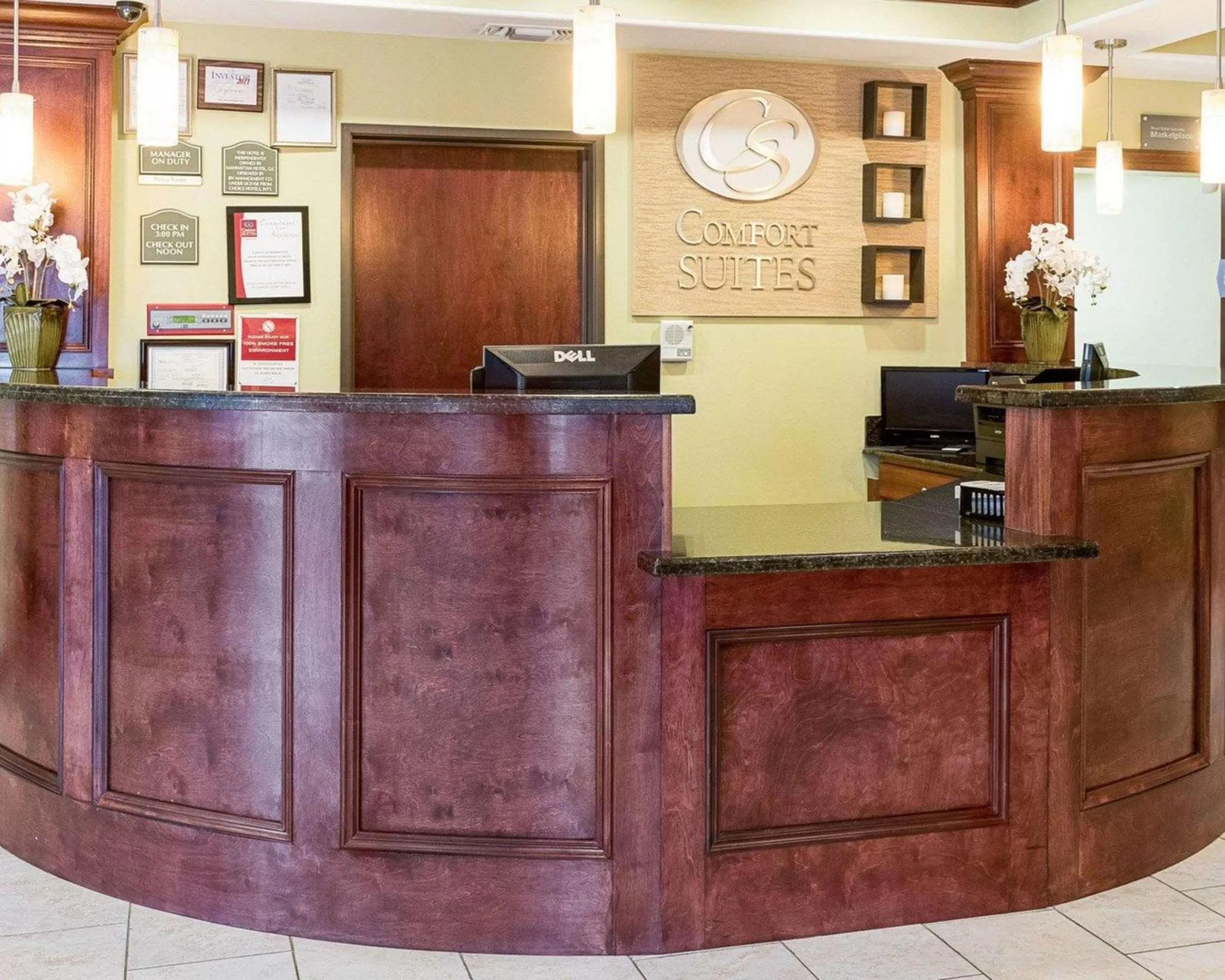 Lobby or reception in Comfort Suites Harvey - New Orleans West