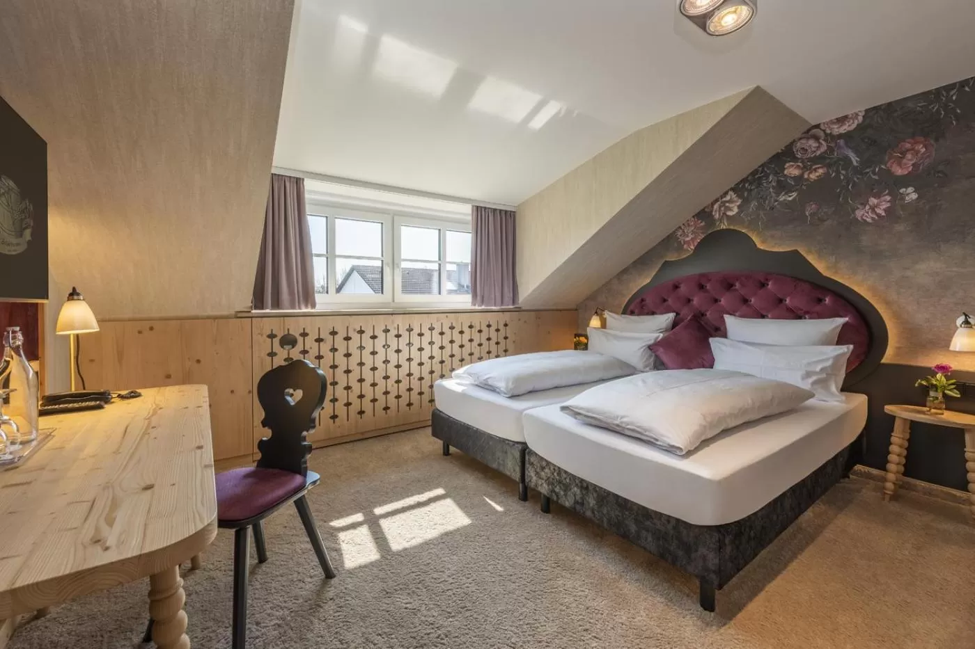 Photo of the whole room, Bed in Hotel Schäfflerwirt