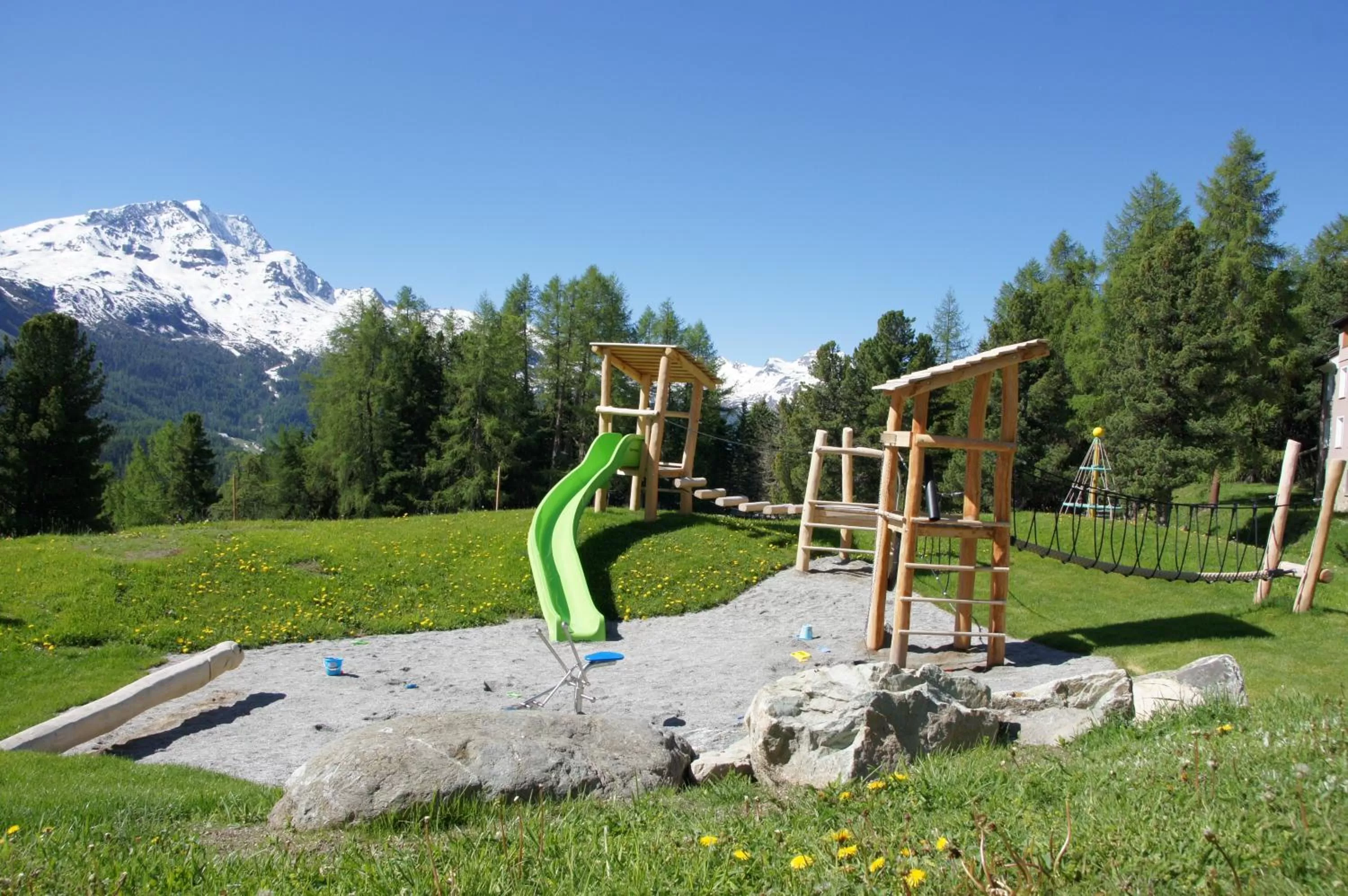 Children play ground in Berghotel Randolins