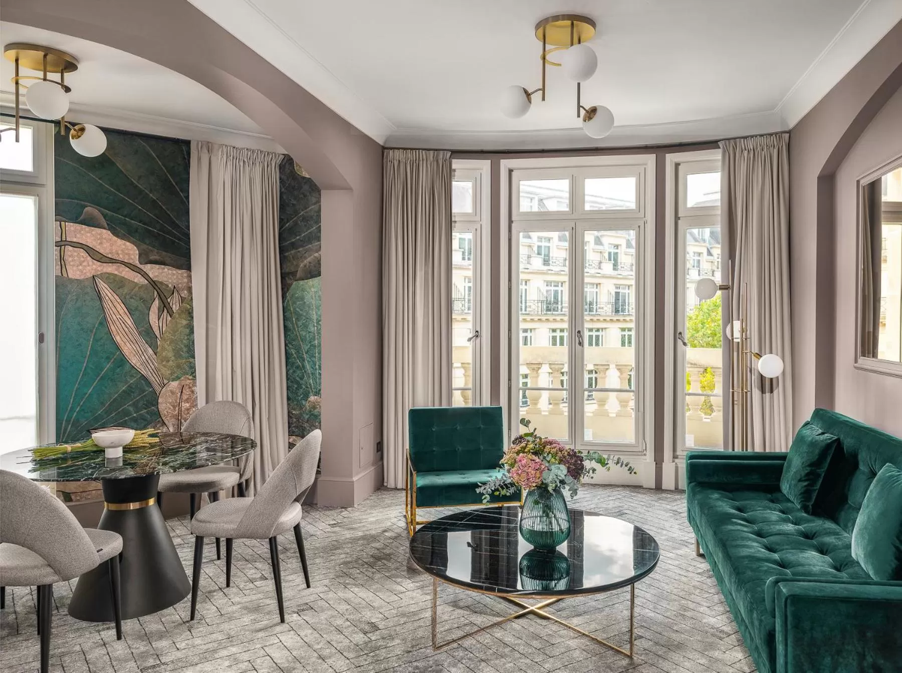 Living room in M Social Hotel Paris Opera