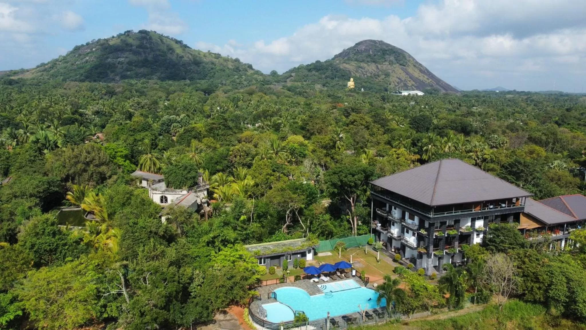 Bird's-eye View in Sigiriya Kingdom Gate Dambulla