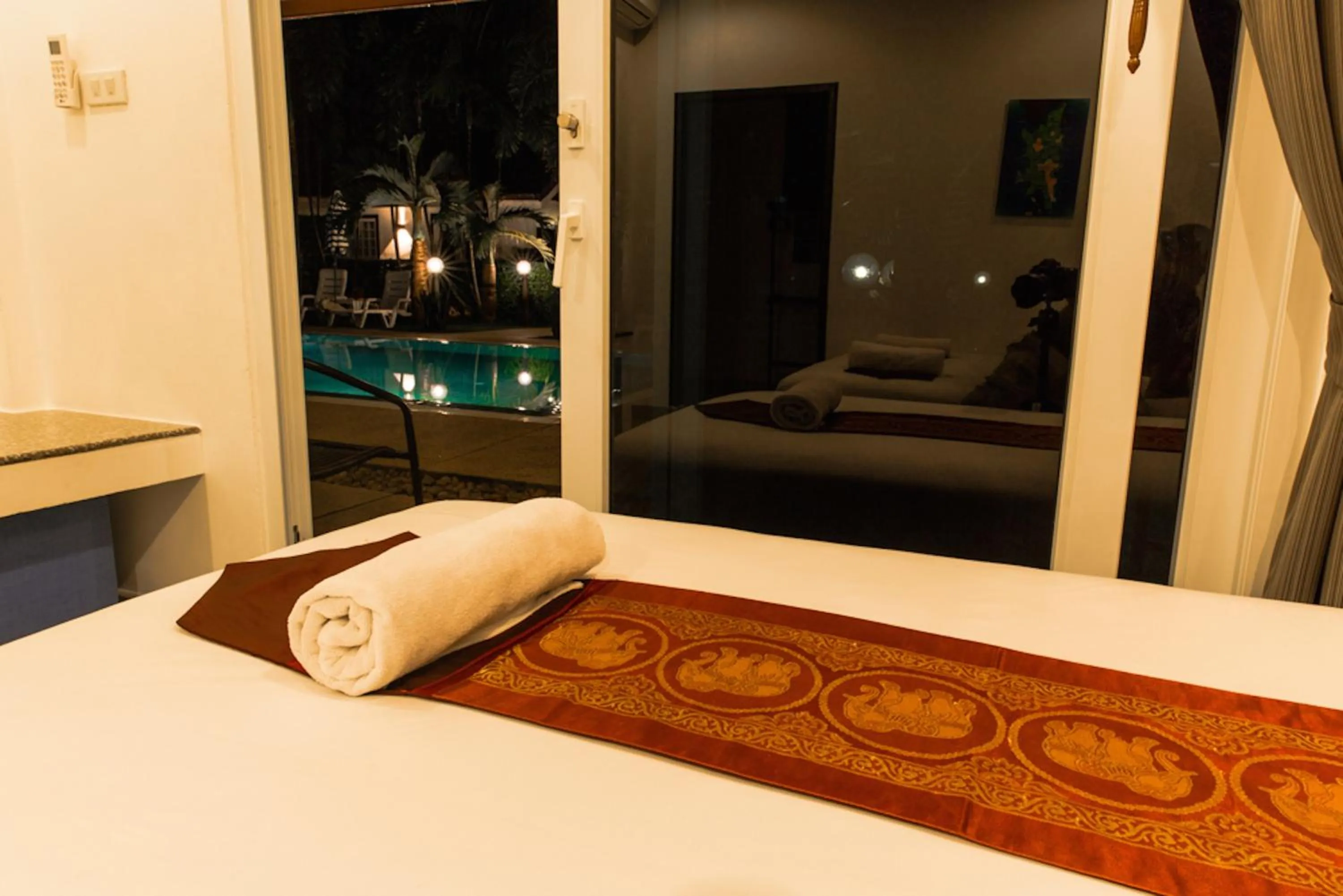 Decorative detail, Bed in Phuket Airport Hotel - SHA Extra Plus