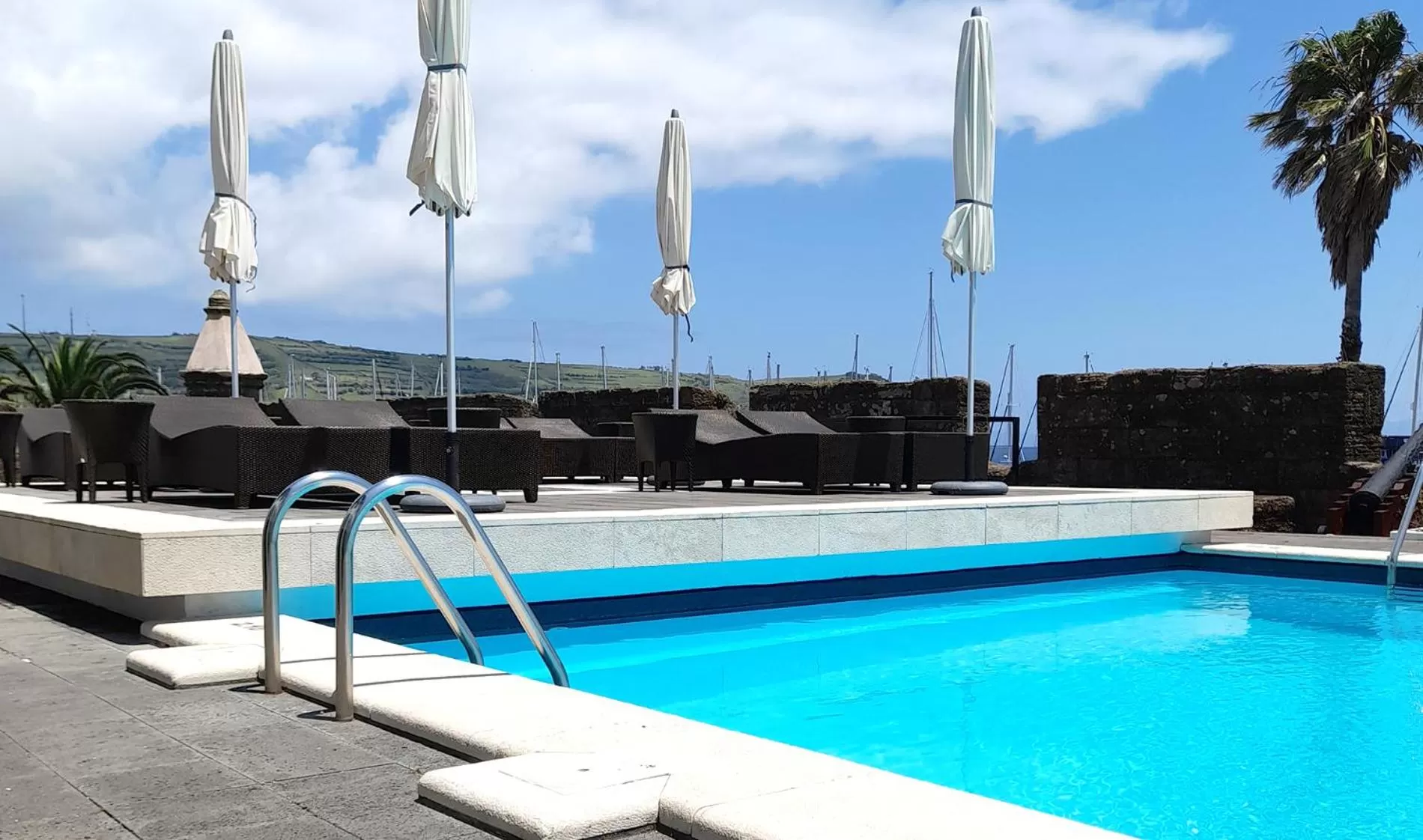 Swimming pool in Pousada Forte da Horta