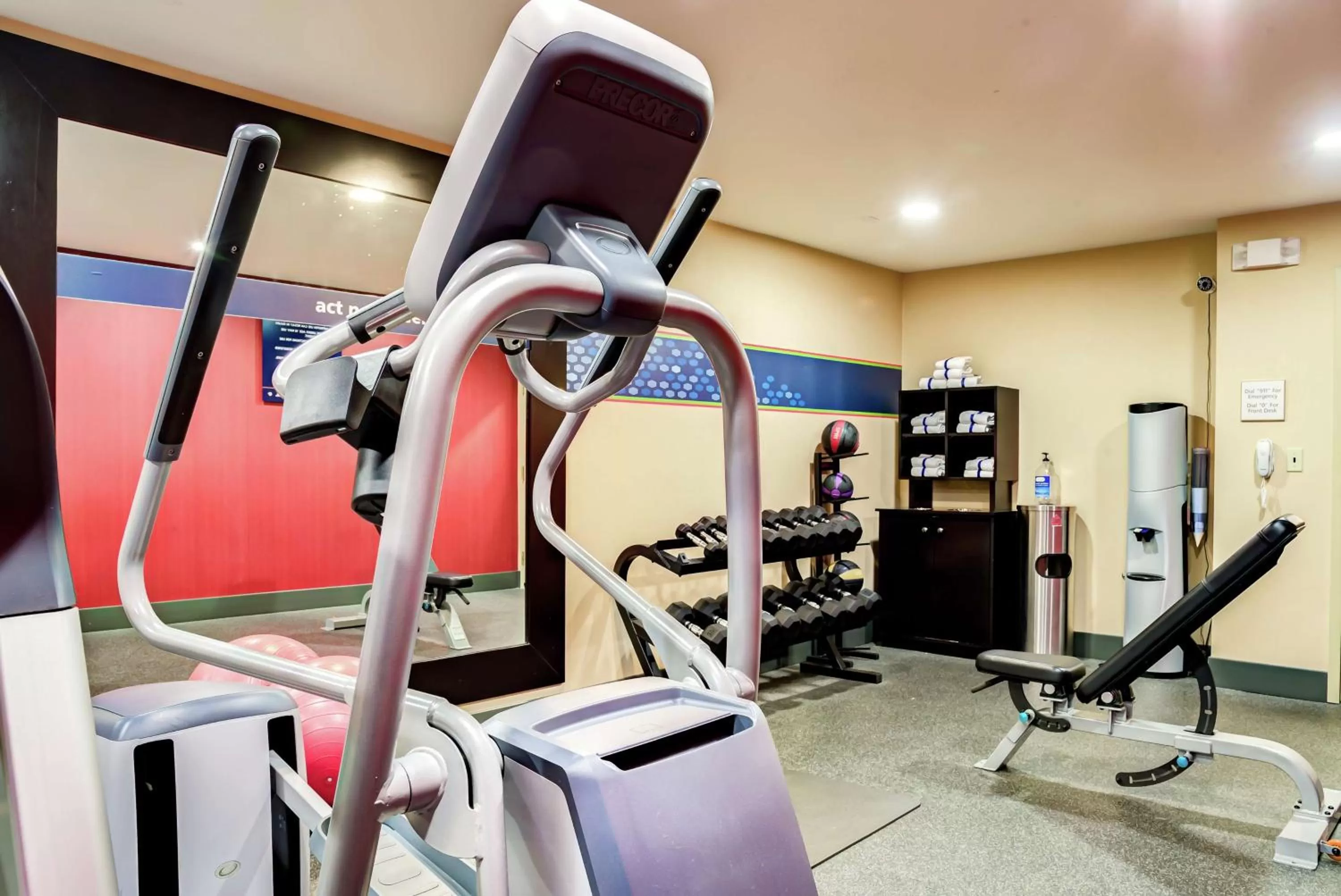 Fitness centre/facilities in Hampton Inn St. Joseph