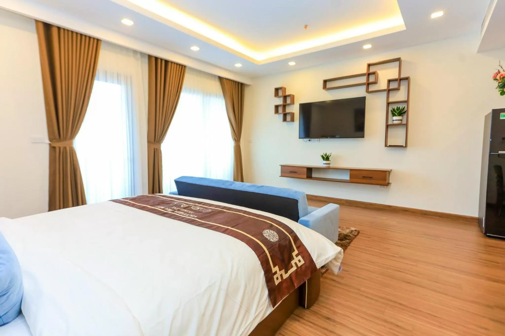 Communal lounge/ TV room, Bed in Tony Apartment -FLC Sea Tower Quy Nhon
